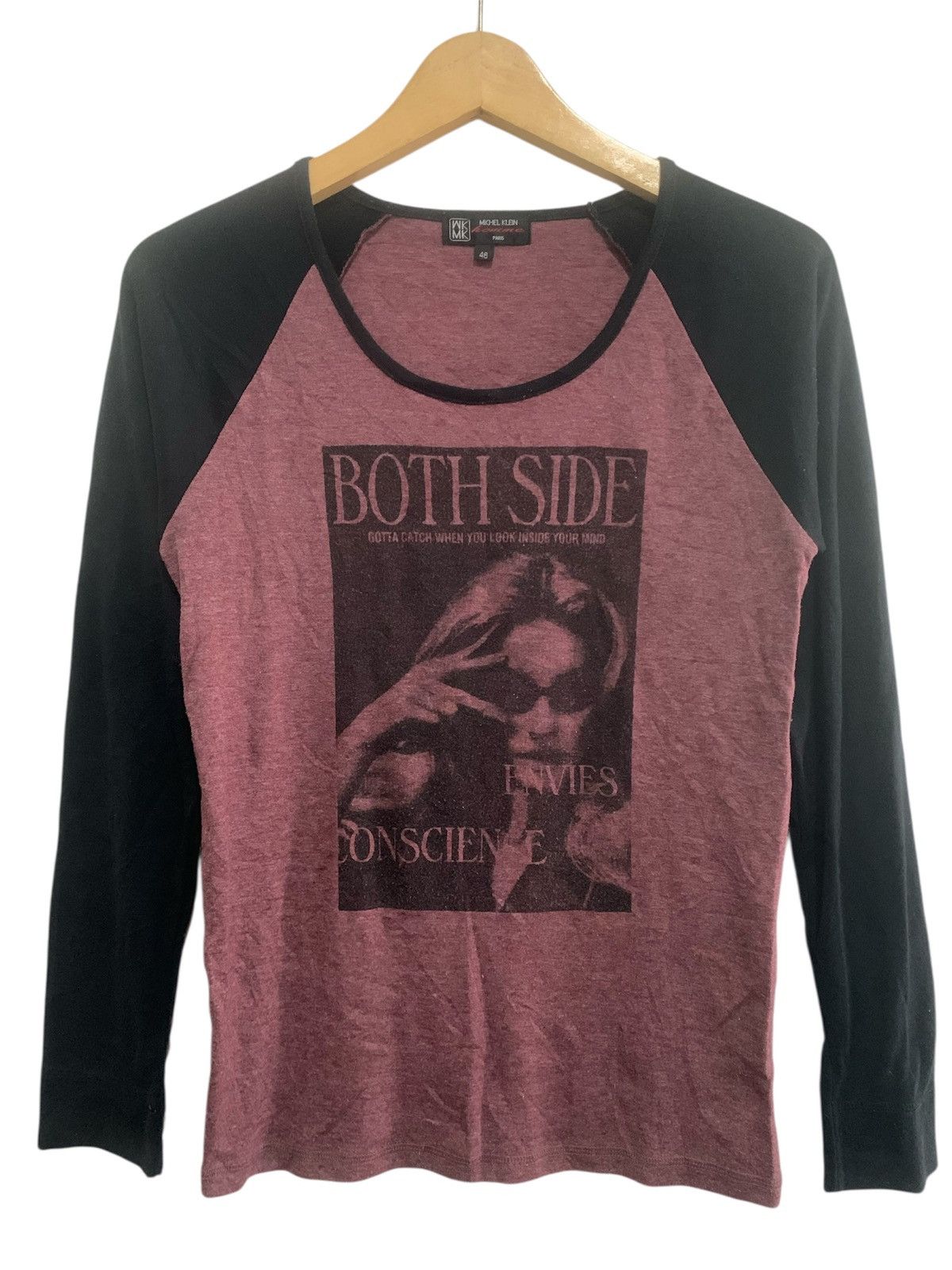 Michel Klein Vintage MK Bothside longsleve Size US S / EU 44-46 / 1 - 1 Thumbnail