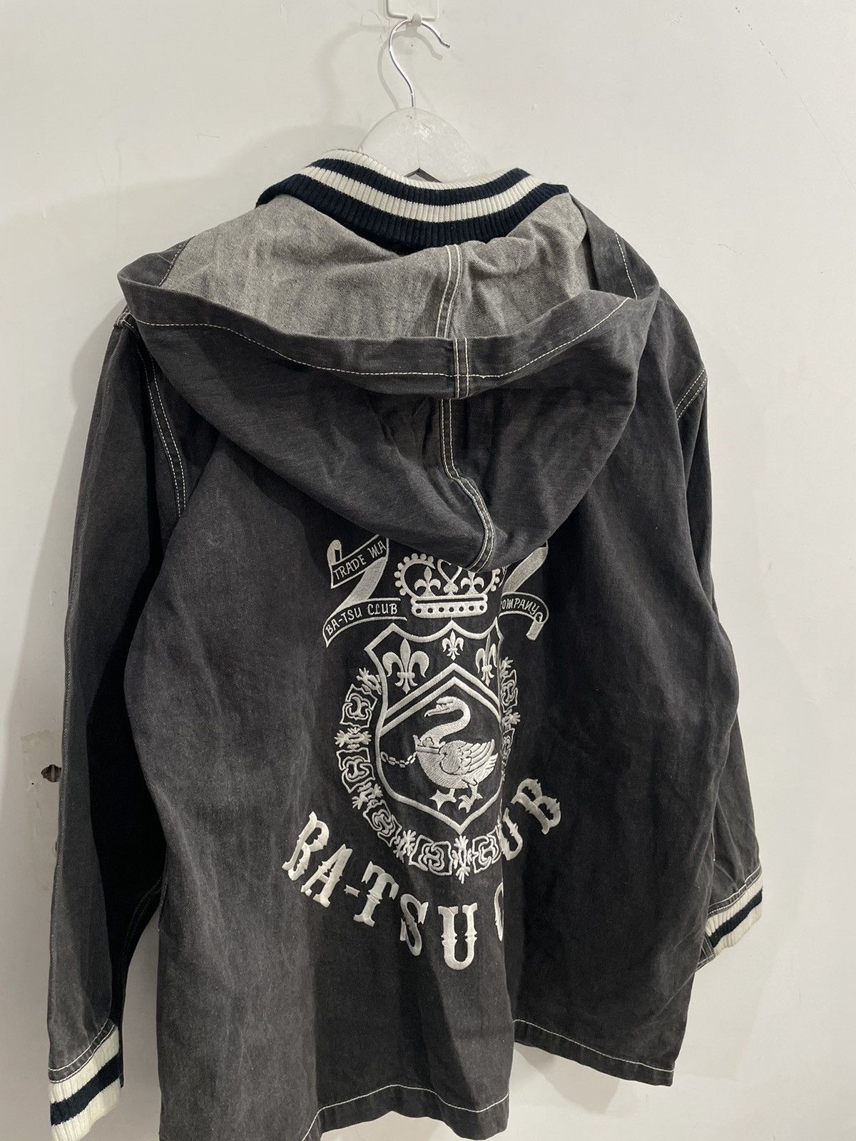 Hysteric Glamour 2000s ba - tsu club poem japan denim jacket y2k style Size US XL / EU 56 / 4 - 8 Thumbnail