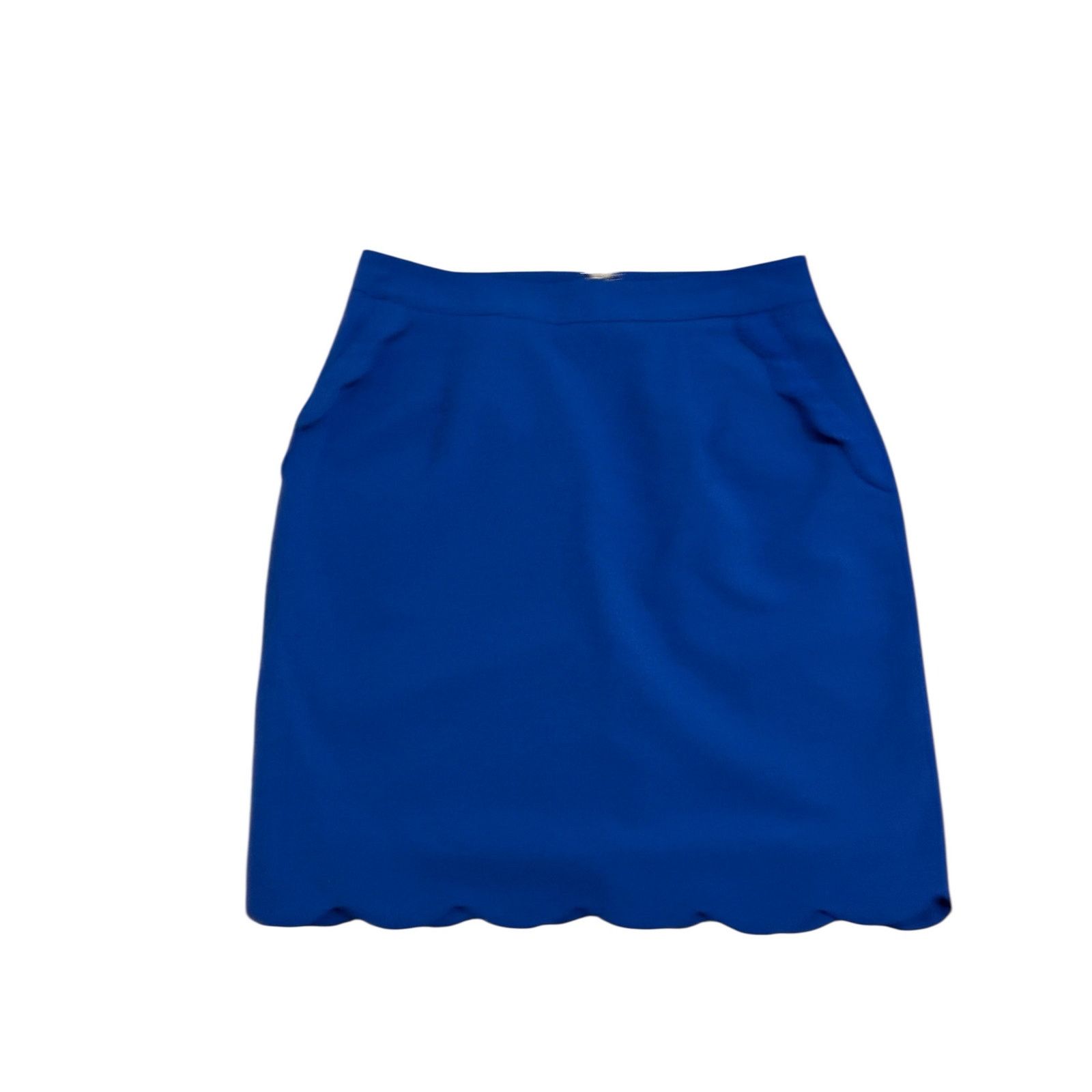 Other Brixon Ivy Ivy Royal Blue Pockets Ruffle Short Pencil Skirt Size 28" / US 6 / IT 42 - 4 Thumbnail