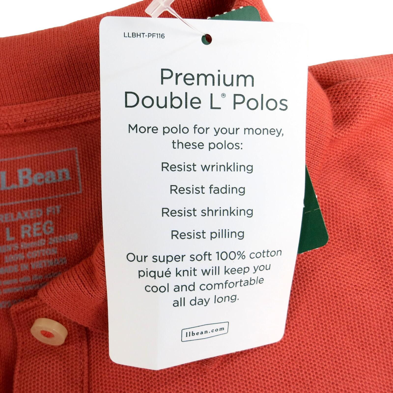 L.L. Bean L.L. Bean Women's Relaxed Fit Polo Shirt Size L Regular NWT Size L / US 10 / IT 46 - 6 Thumbnail