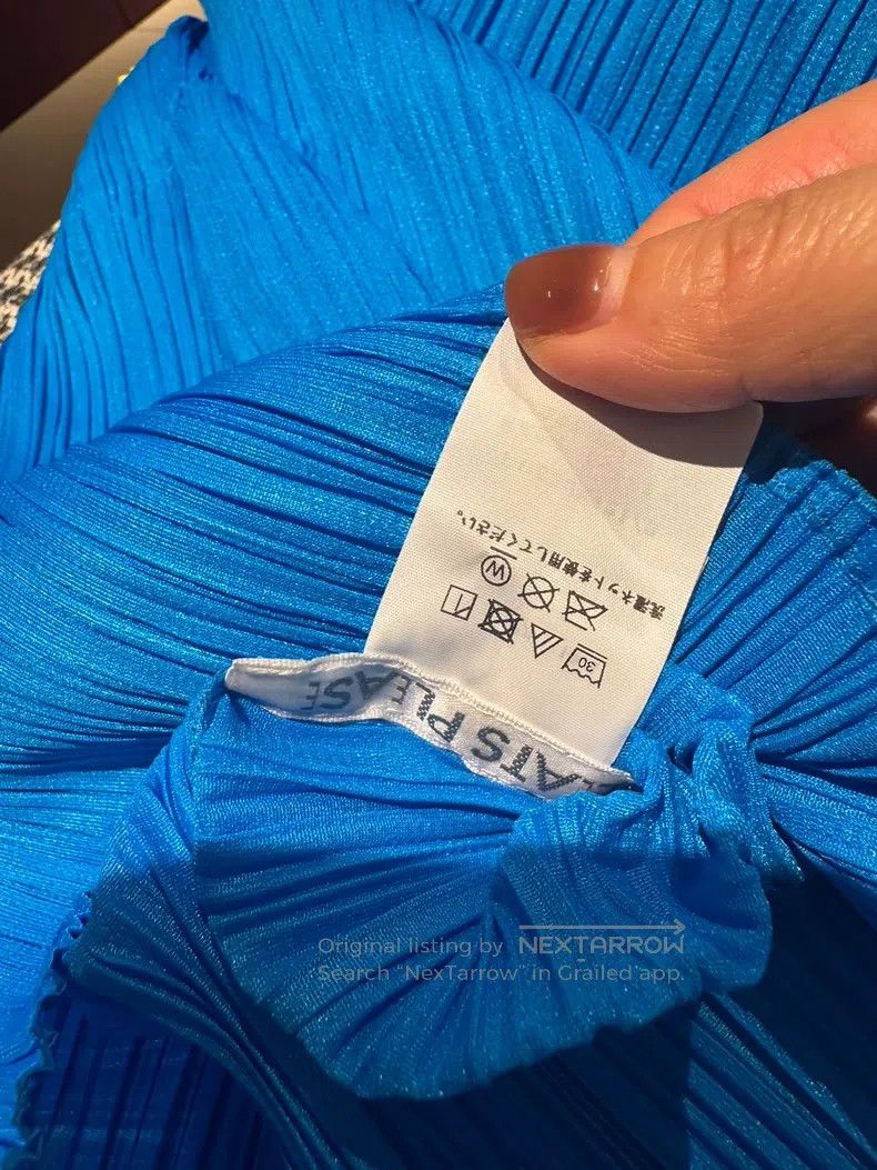 Issey Miyake Issey Miyake Blue Short Sleeve T-shirt Size L / US 10 / IT 46 - 5 Thumbnail