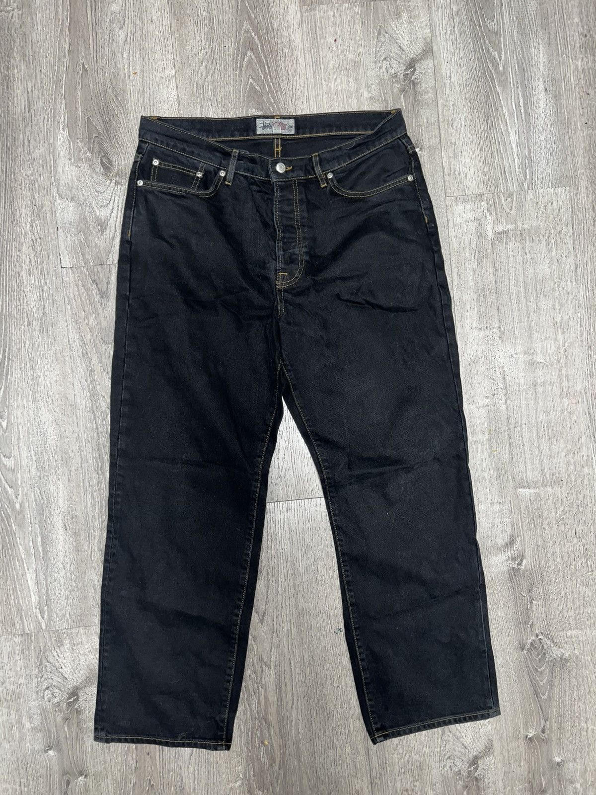 Stussy Stussy New Classic VTG Denim Jeans in Leopard | Grailed