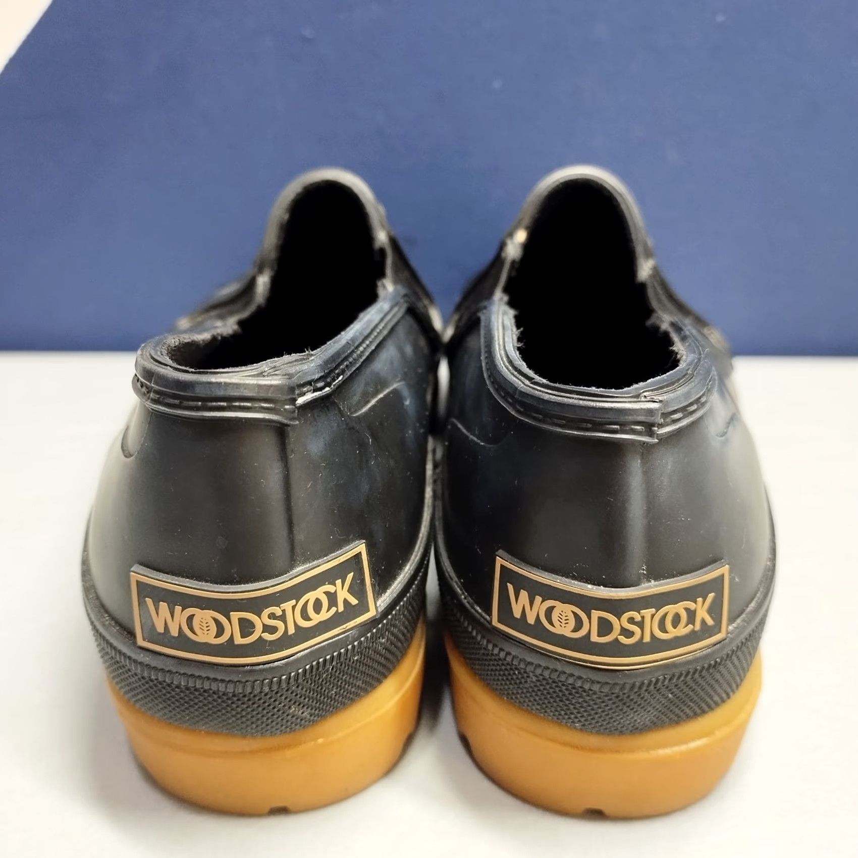 Vintage Woodstock Boots Womens Size 7M Black Rubber Sole Slip On Comfort Steel Shank Bootie Size US 7 / IT 37 - 5 Thumbnail