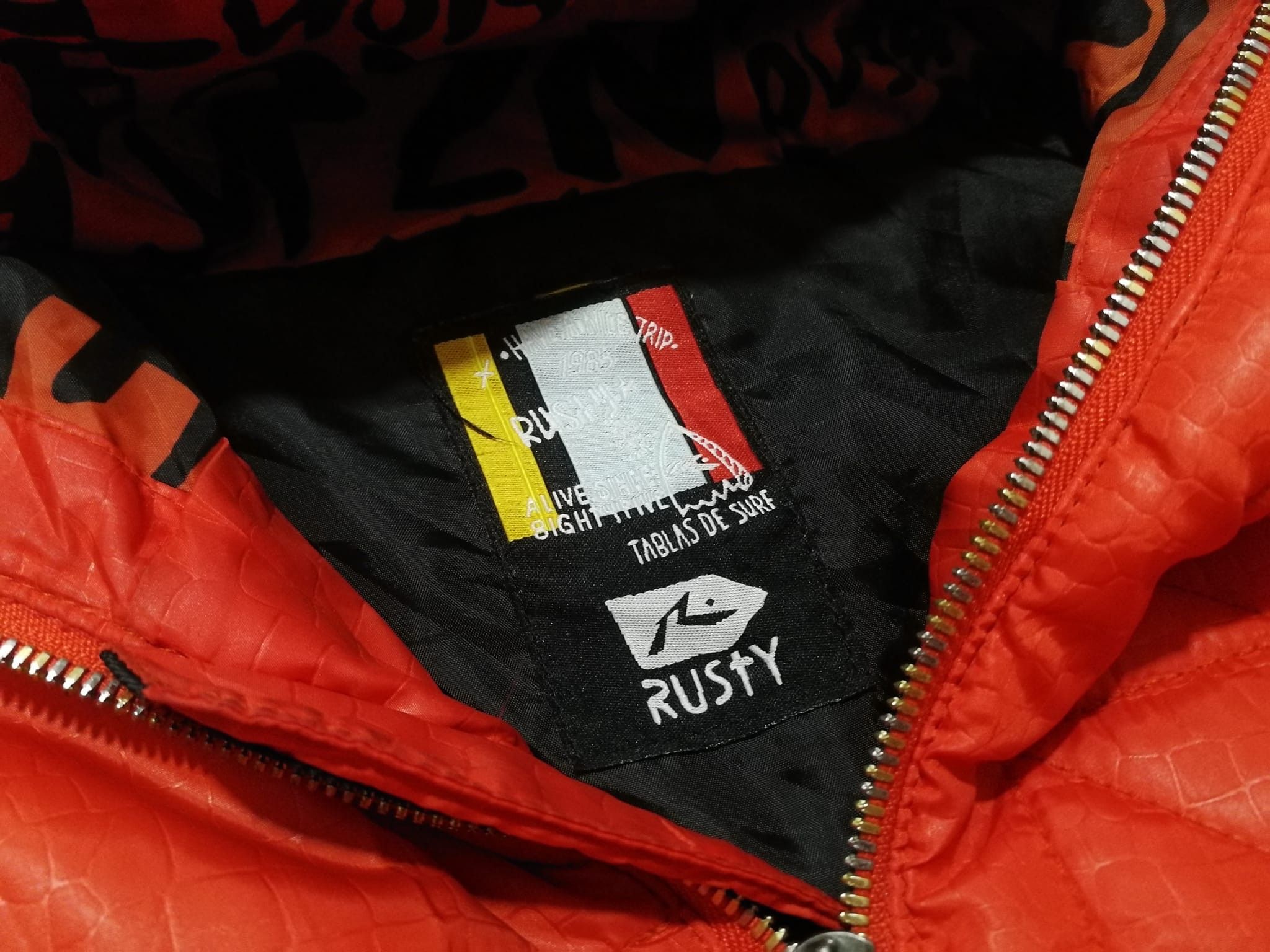 Rusty RUSTY surf full Zippers puffer jacket L Size US M / EU 48-50 / 2 - 8 Thumbnail