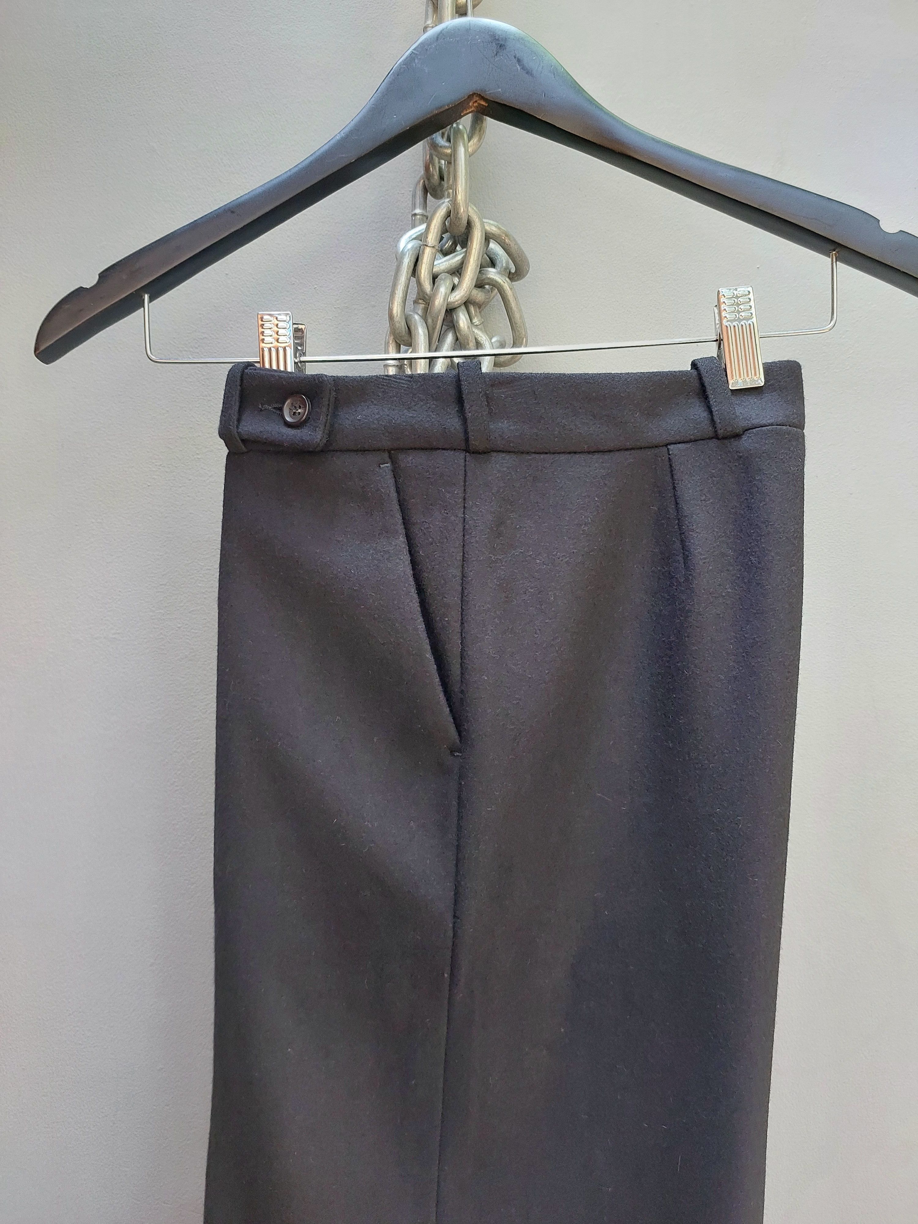 Celine BNWT Celine Wool Wide Leg Trouser Size 29" - 5 Thumbnail