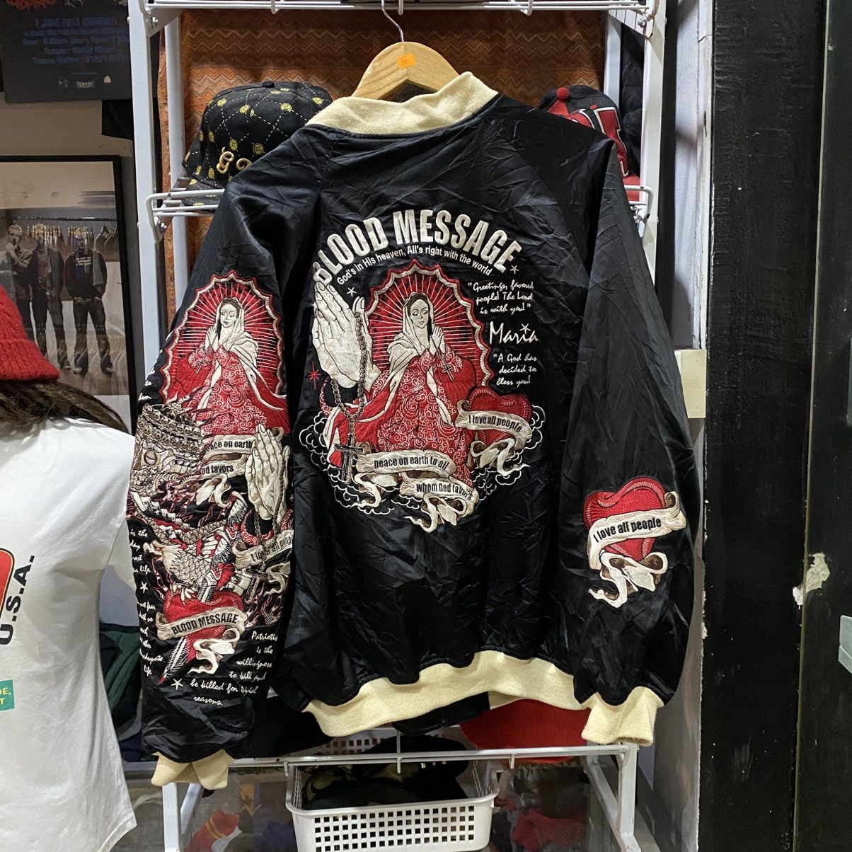 Tedman ARCHIVE Vintage Y2K Tedman Blood Message Reversible Jackets Size US L / EU 52-54 / 3 - 1 Thumbnail