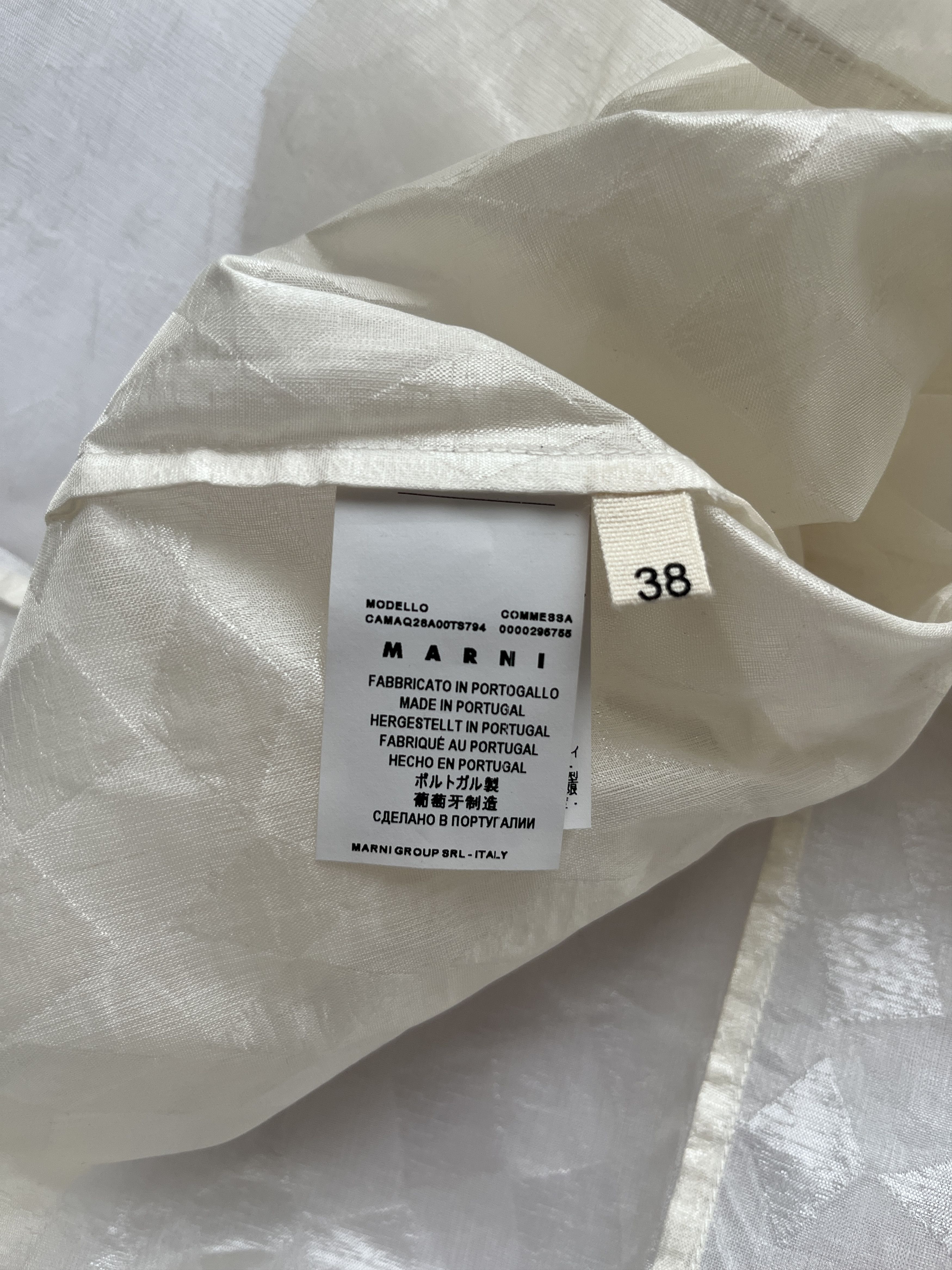 Marni ⚡️QUICK SALE⚡️Marni Silk Mix Sheer Geometric Pattern Top Size M / US 6-8 / IT 42-44 - 5 Thumbnail