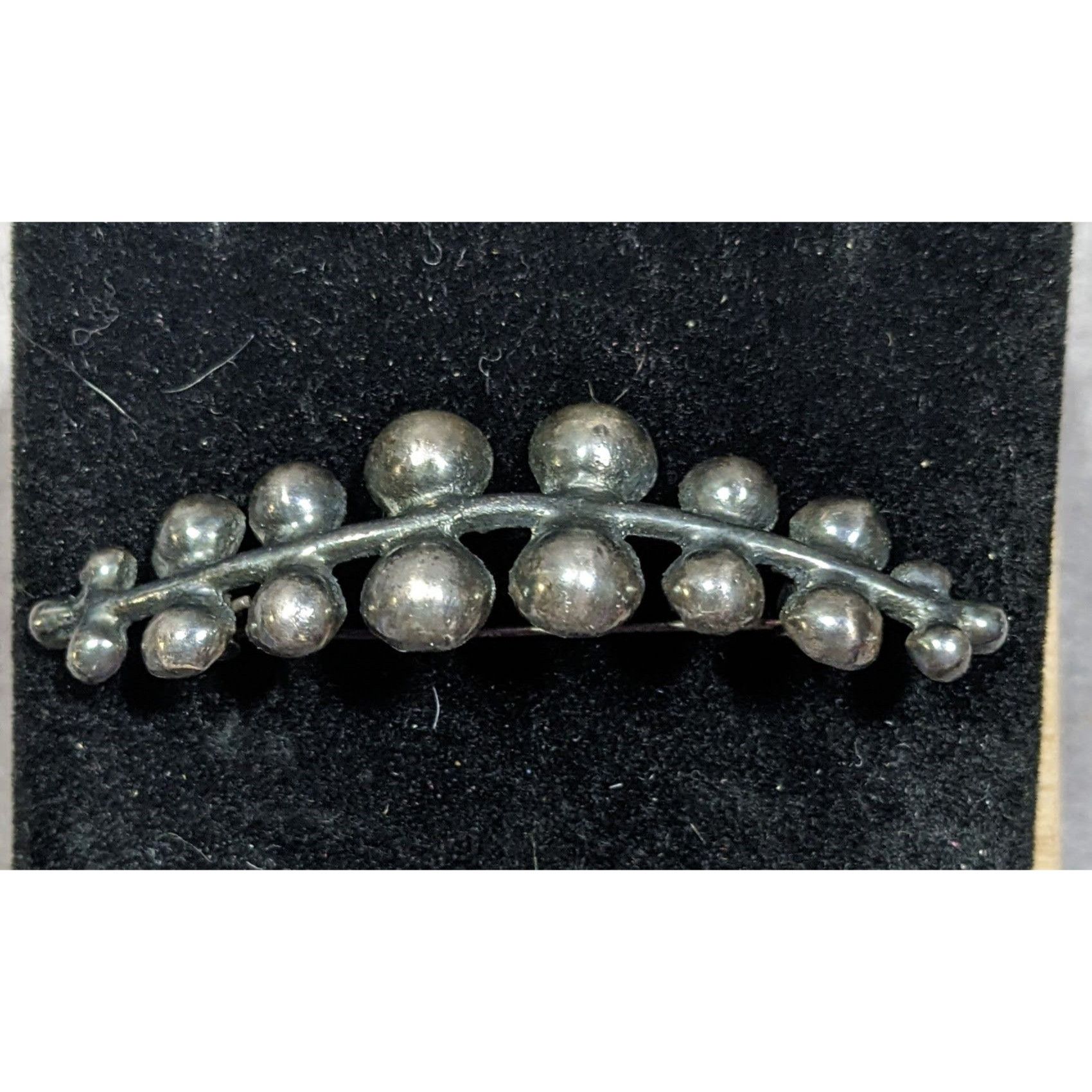 Other Vintage Silver Tone Bubble Leaf Foliage Brooch Size ONE SIZE - 4 Thumbnail