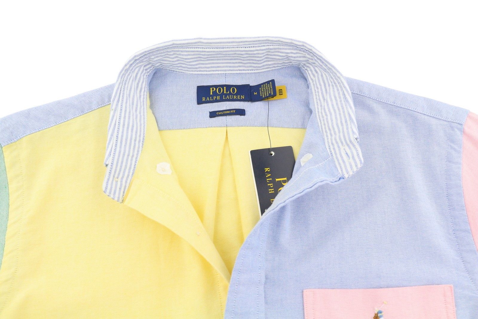 Ralph Lauren M Colourful Button-Down Neck Custom Fit Casual 87021 Size US M / EU 48-50 / 2 - 5 Thumbnail