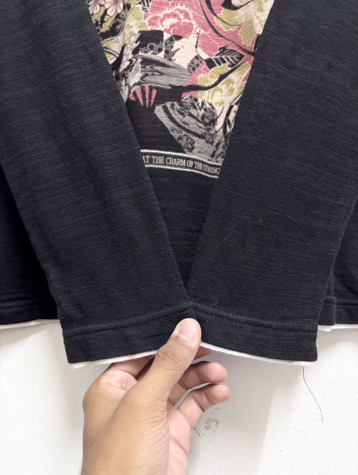 Beauty Beast × Hysteric Glamour × Japanese Brand 2000's Bullet Noise - Fusion Japan Yakuza Girl L/S T-Shirt Size US M / EU 48-50 / 2 - 7 Thumbnail