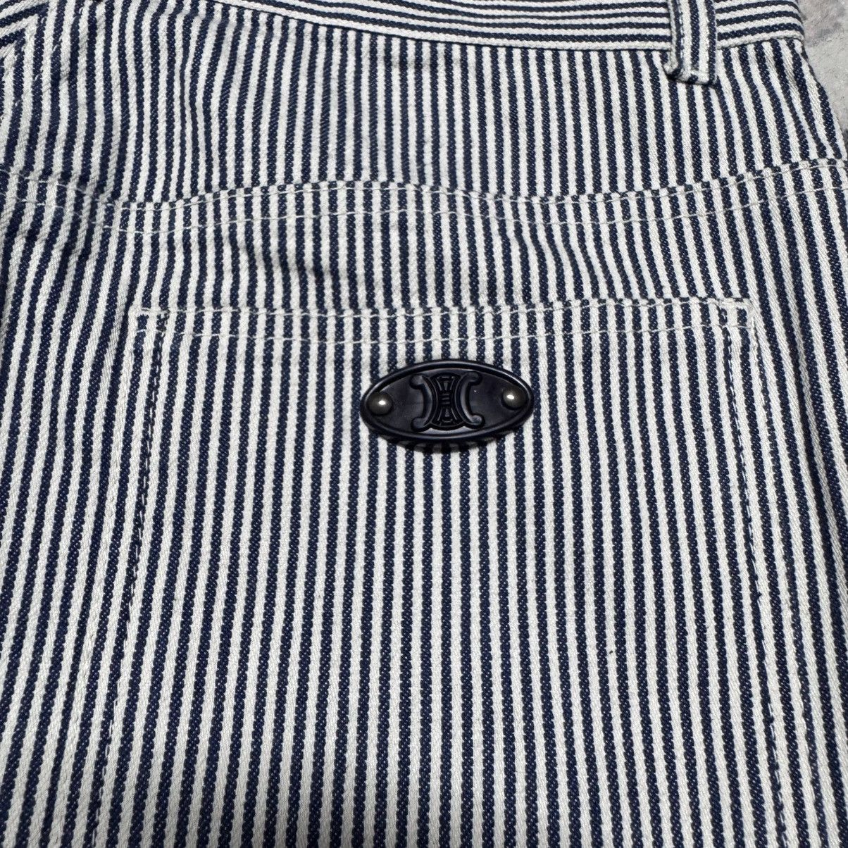 Celine Celine Denim Hickory Carpenter Pants Size 31" - 21 Thumbnail