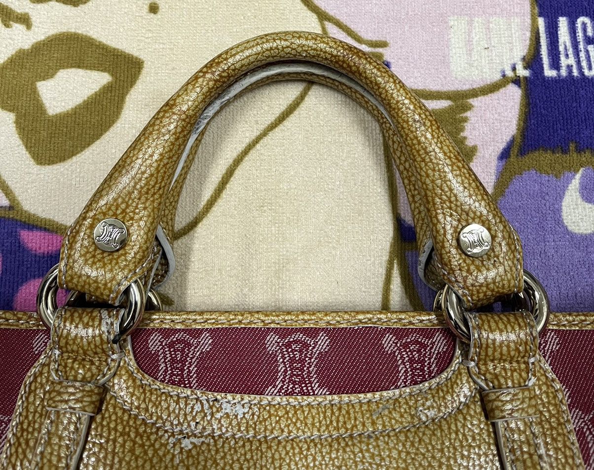 Celine Vintage CELINE PARIS Monogram Handbag x Rare Size ONE SIZE - 12 Thumbnail