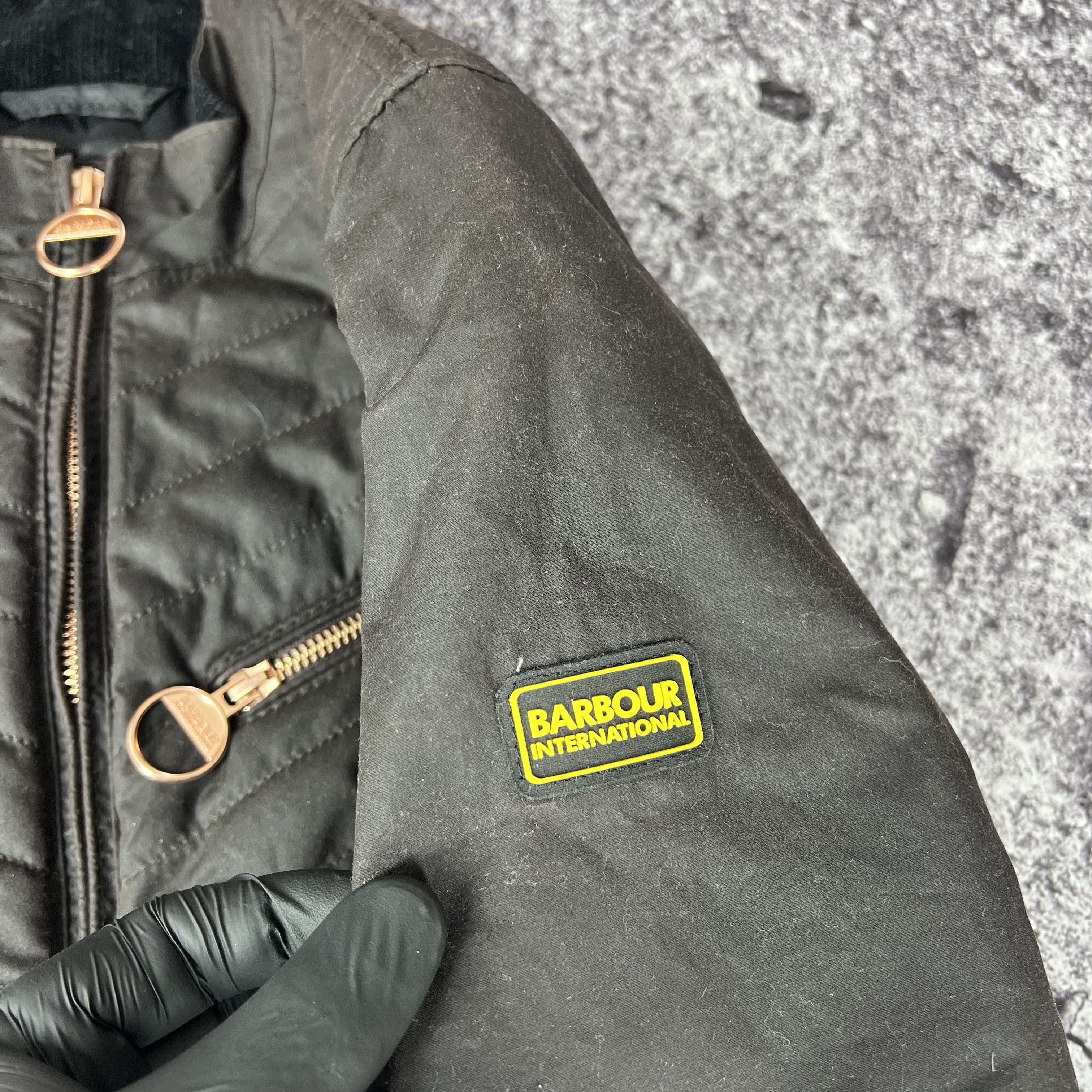 Barbour Barbour International Backmarker Waxed Jacket Size 8 Size S / US 4 / IT 40 - 8 Thumbnail