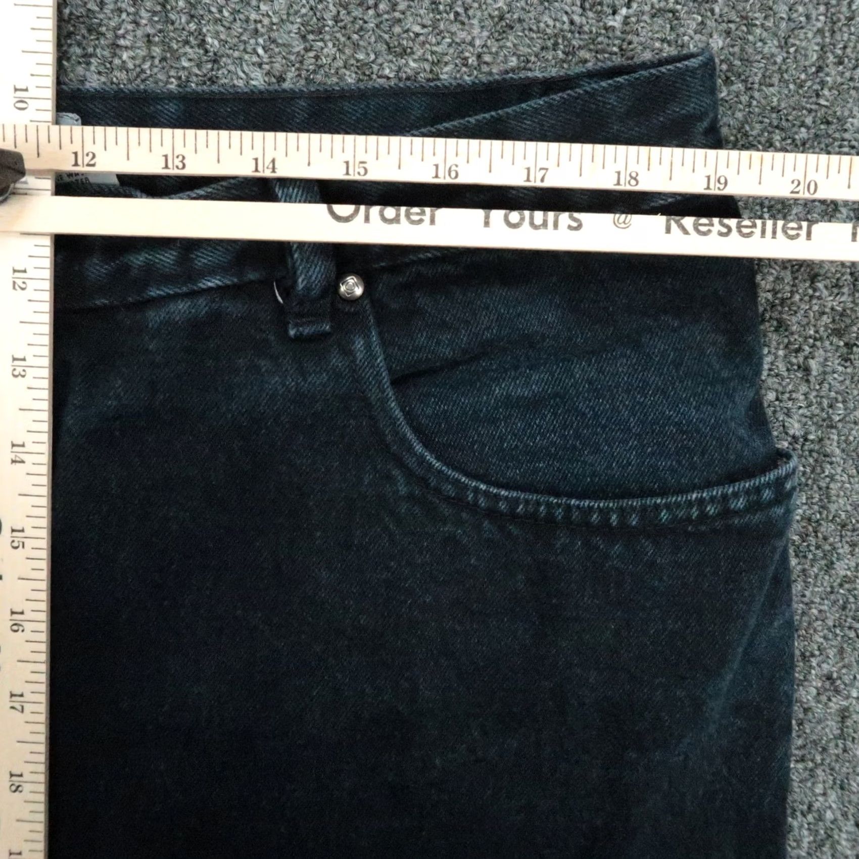Anchor Blue VINTAGE Anchor Blue Jeans Men 38x32 Relaxed Baggy Dark Wash Denim Cotton Slim? Straight? 90s 2000s USA Mens Size US 38 / EU 54 - 6 Thumbnail
