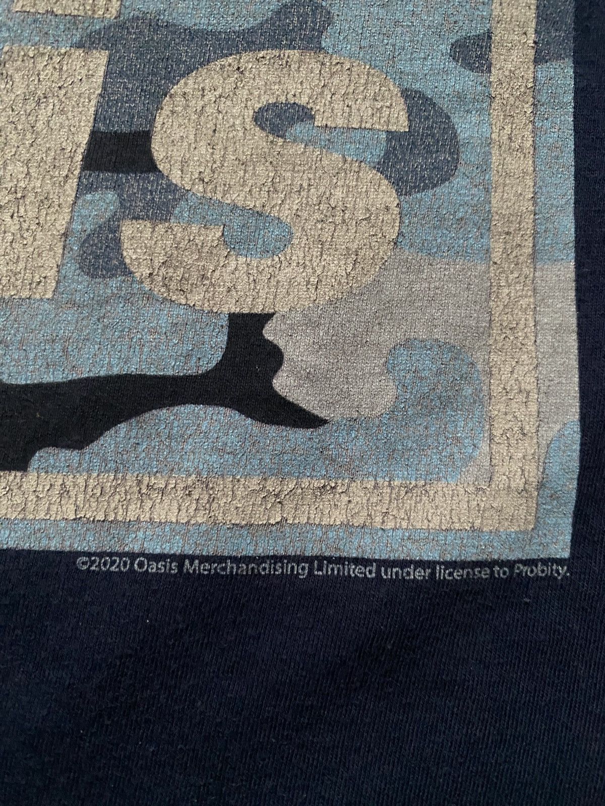 Other Oasis T-Shirt Camo Box Logo Band Tour Tee Britpop Y2K Rock Size US L / EU 52-54 / 3 - 3 Thumbnail