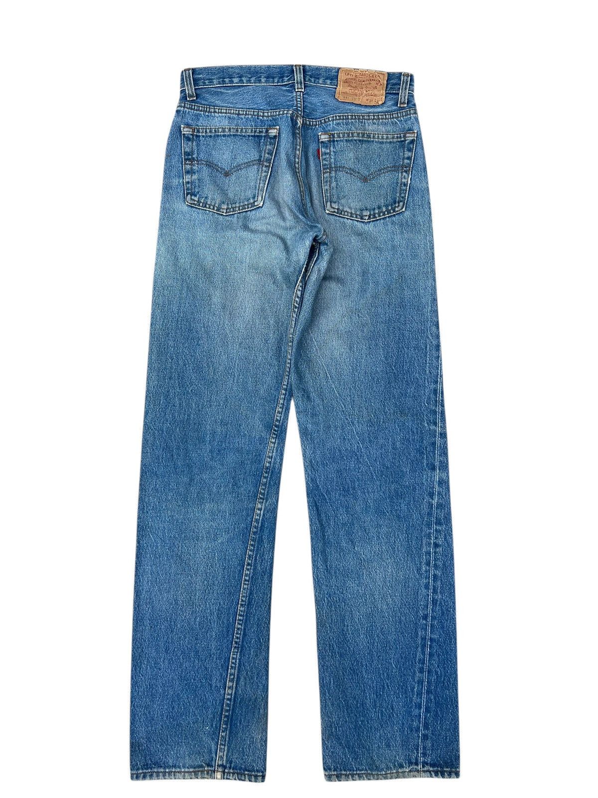 Levi's Vintage 80s Levi’s 501 Made in USA Dirty Mud Denim Jeans Size US 30 / EU 46 - 14 Thumbnail