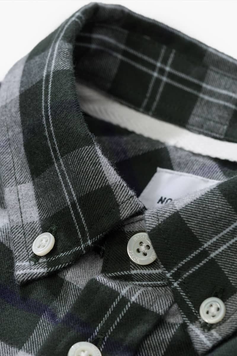 Flannel × Norse Projects 🔴 NORSE PROJECTS ANTON CHECK FLANNEL STREETWEAR Y2K SHIRT Size US S / EU 44-46 / 1 - 2 Thumbnail