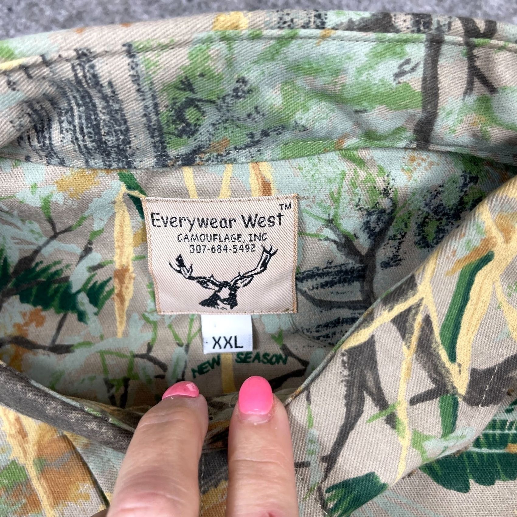 Vintage Everywear West Camo Shirt Mens 2XL Hunting Outdoor Heavy Elbow Patch NWOT Size US XXL / EU 58 / 5 - 5 Thumbnail