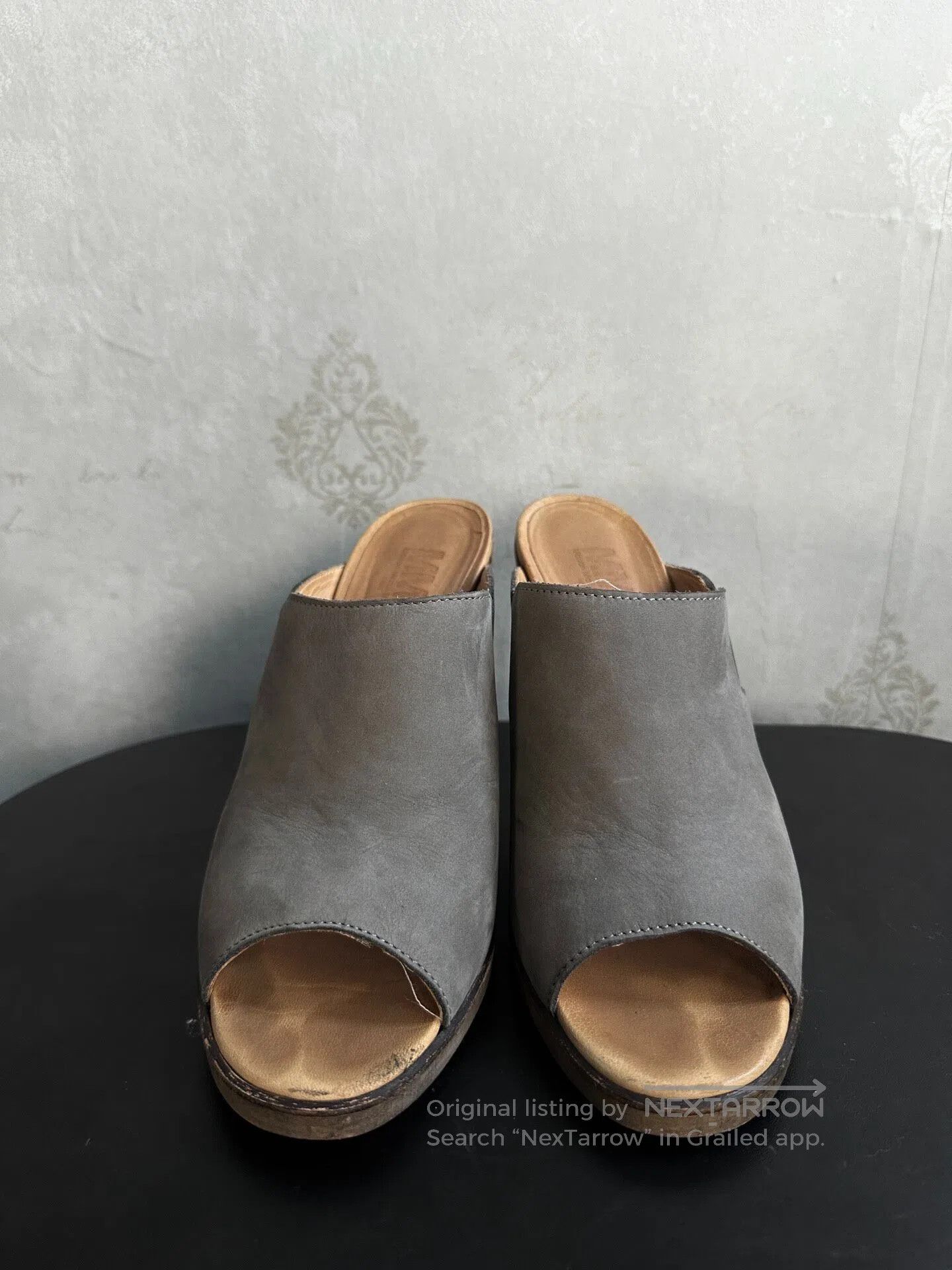 Maison Margiela Maison Margiela mm6 toe-revealing suede high heels| Size US 7.5 / IT 37.5 - 2 Thumbnail