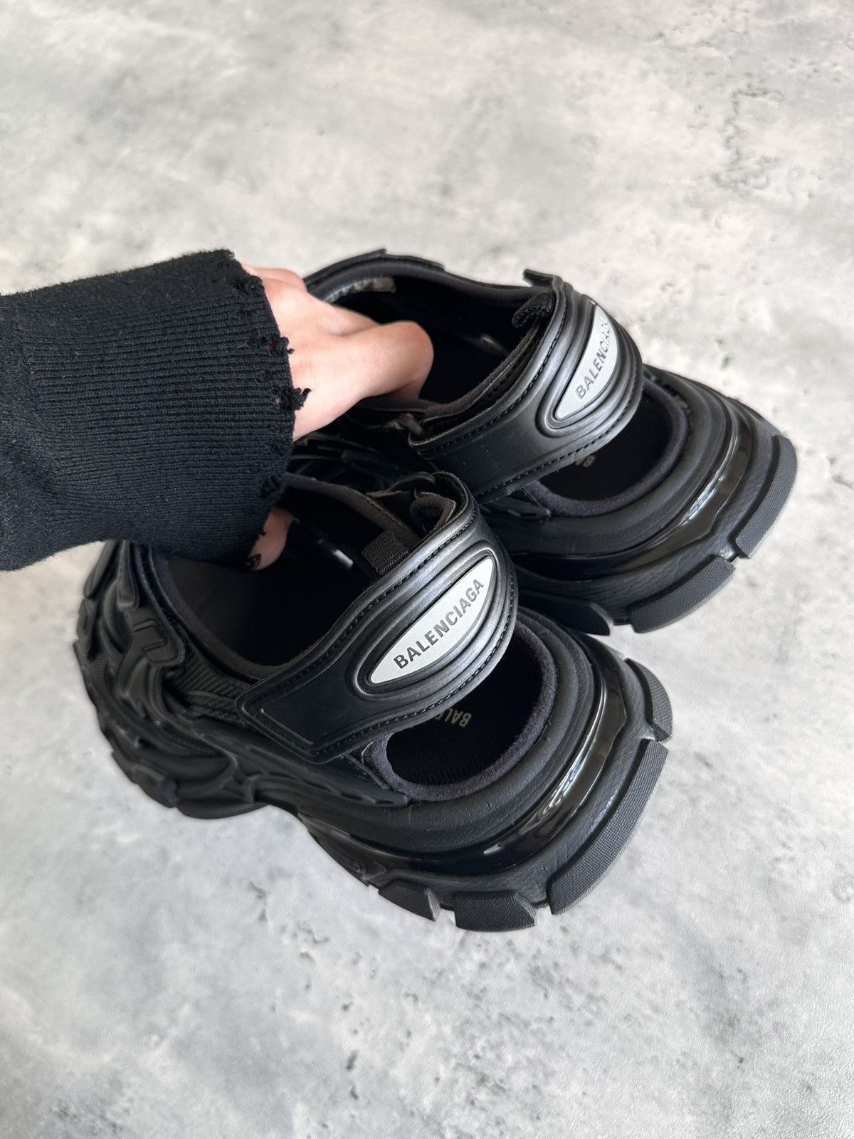 Balenciaga TRACK SANDALS Size US 8 / EU 41 - 9 Thumbnail