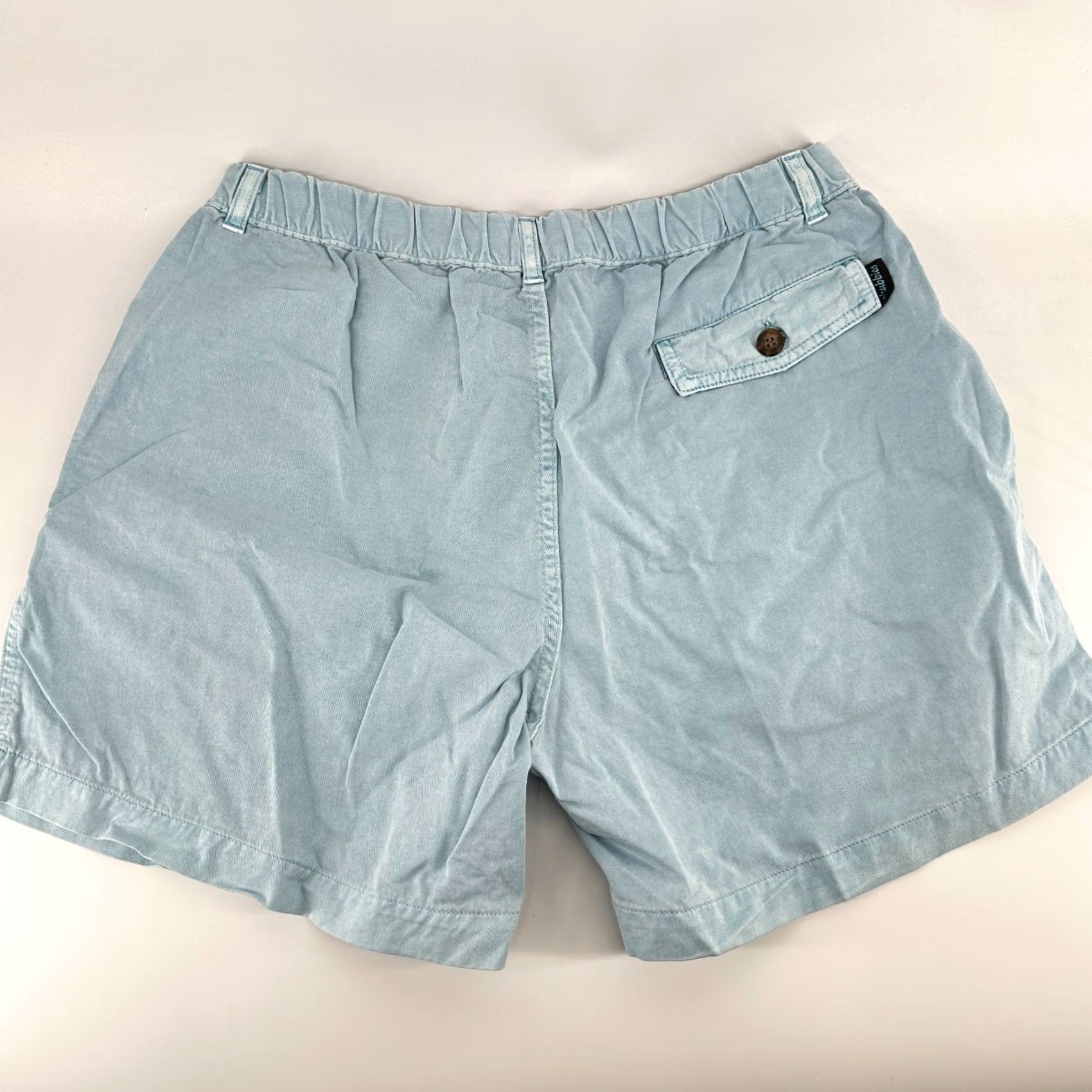 Chubbies Chubbies Chino Shorts Blue Women's Large Cotton Slash Pockets Stretch Regular Fit Casual Travel Summer, Fall, Spring Mens? Womens Size 36" / US 14 / IT 50 - 2 Thumbnail