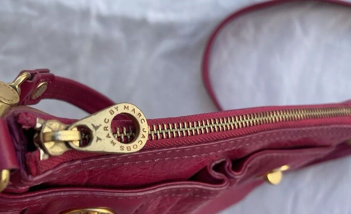 Marc Jacobs Marc By Marc Jacobs Totally Turnlock Pink 100% Leather Bag Size ONE SIZE - 12 Thumbnail
