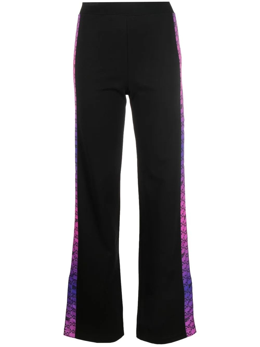 Off-White o1y1225 Sweatpant in Black/Purple Size 28" / US 6 / IT 42 - 1 Thumbnail
