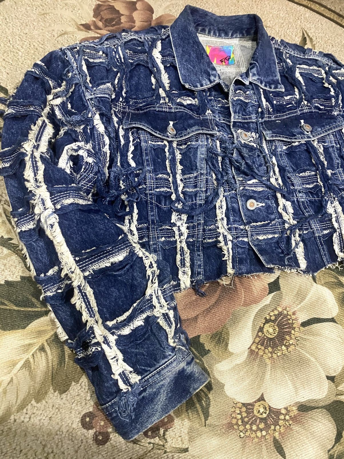 Japanese Brand × Kapital Frip Frap crop denim jacket Size XL / US 12-14 / IT 48-50 - 3 Thumbnail