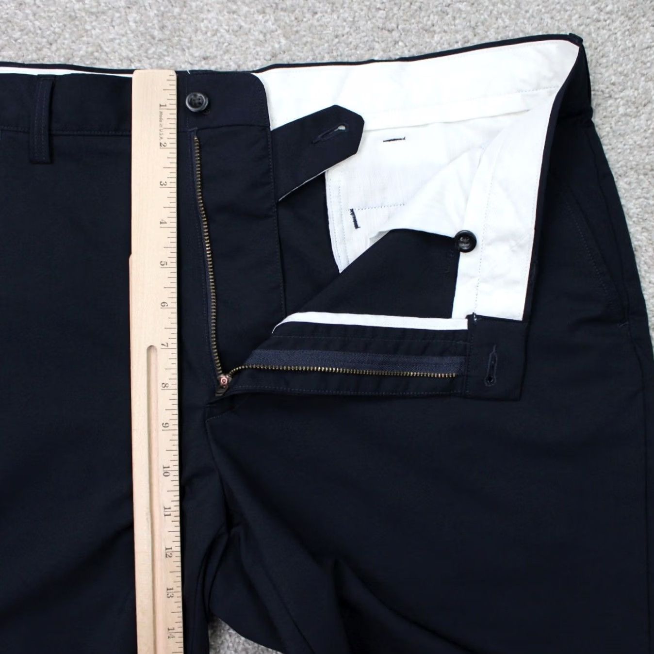 Polo Ralph Lauren Polo Ralph Lauren Shorts Mens 38 Blue Flat Front 9" Inseam 100% Polyester Chino Modern Classic Size US M / EU 48-50 / 2 - 7 Thumbnail