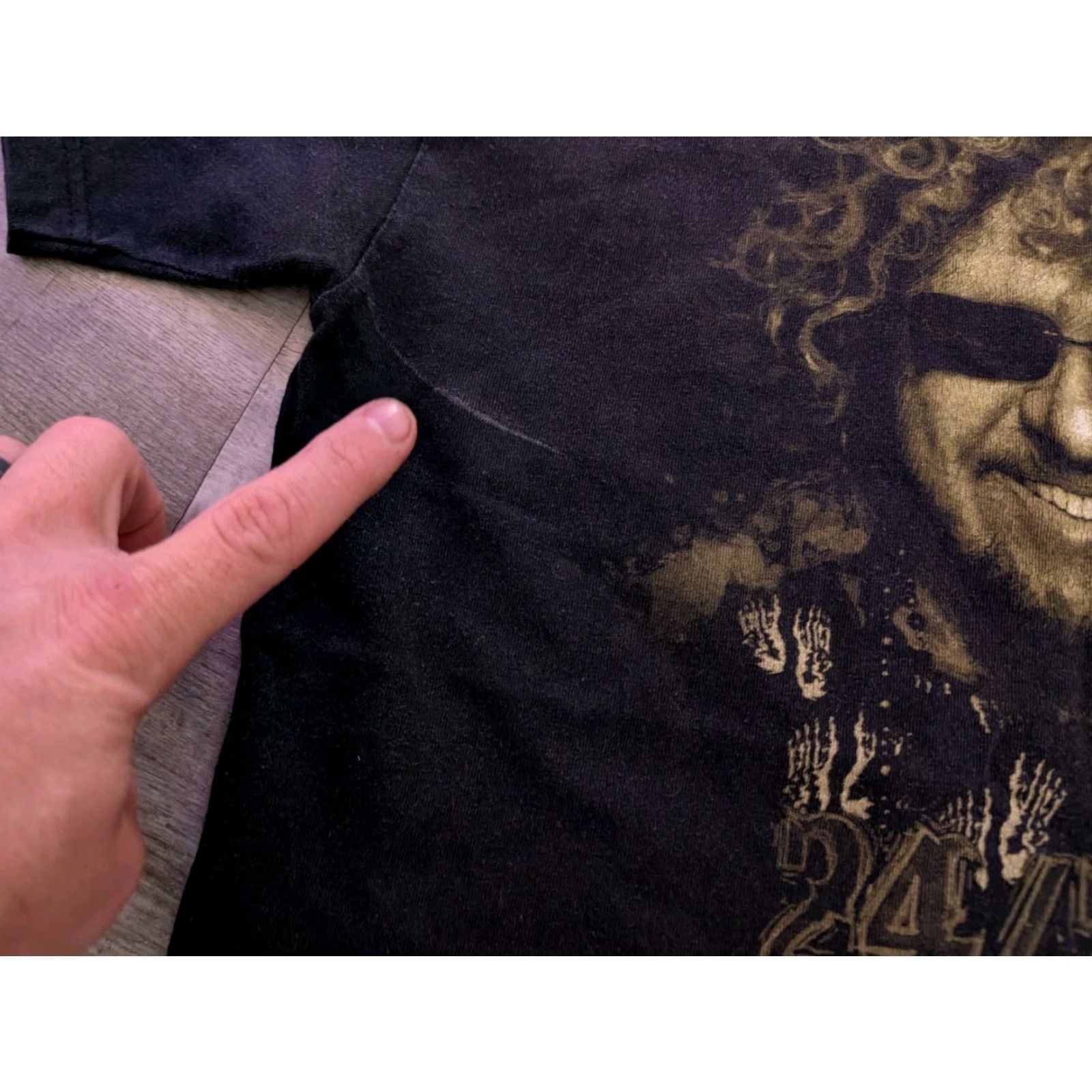AAA VINTAGE Sammy Hagar Black Tee Shirt Mens Size S 90s Rock Music AAA T-Shirt Short Sleeve Crew Neck Cotton Size US S / EU 44-46 / 1 - 3 Thumbnail