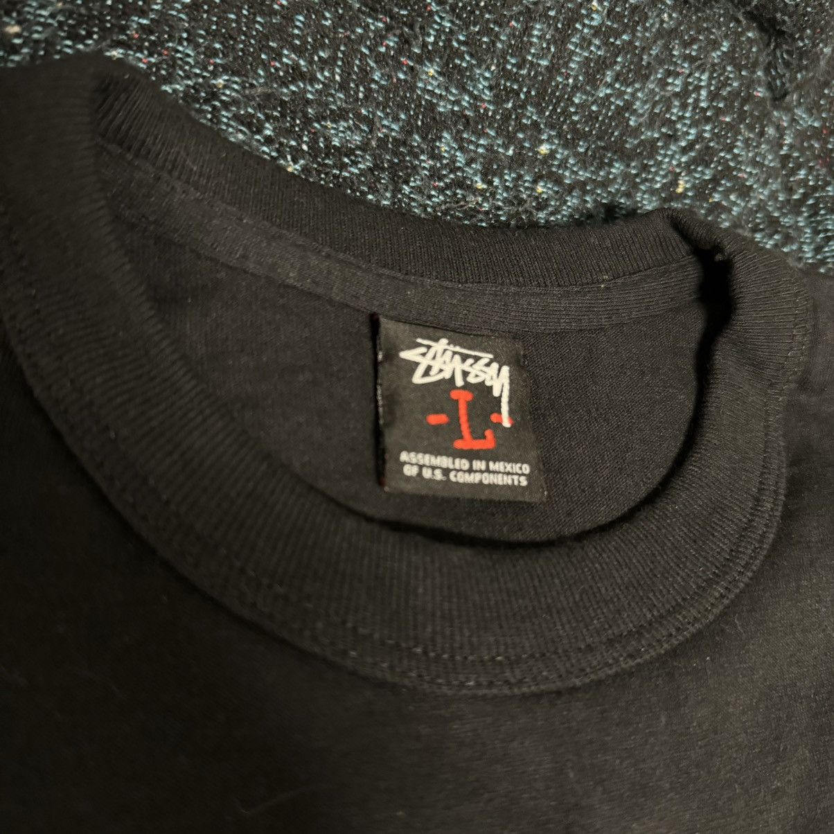 Stussy STUSSY PEACE IS KING LONG SLEEVE TEE BLACK Size US L / EU 52-54 / 3 - 5 Thumbnail