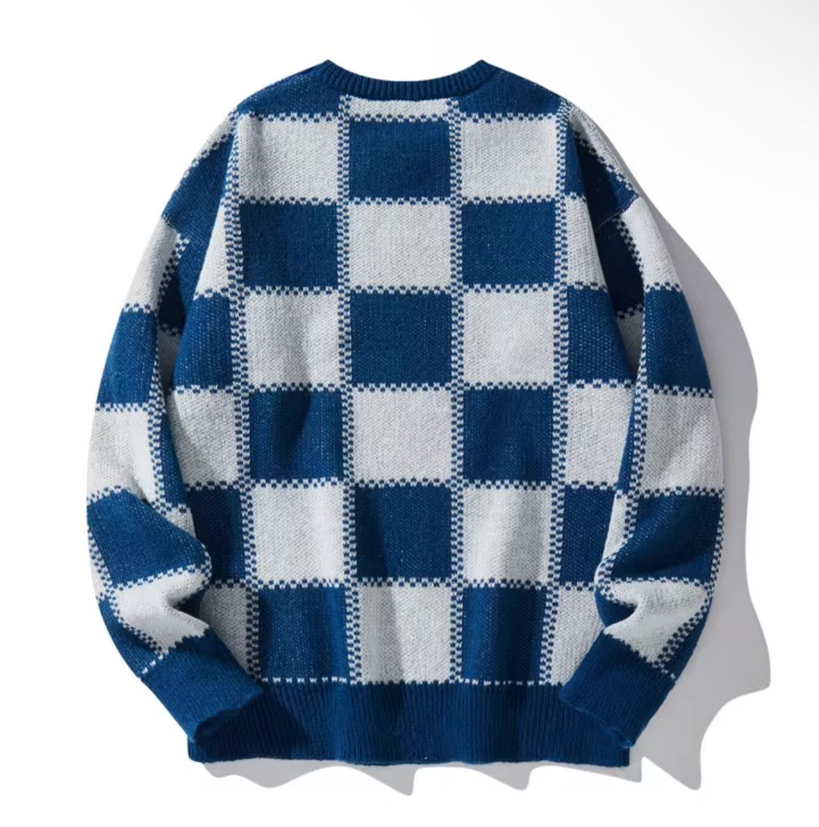 Japanese Brand Streetwear Y2K Chess Box Sweater Jacquard Knitted Sweatshirt Size US XL / EU 56 / 4 - 2 Thumbnail