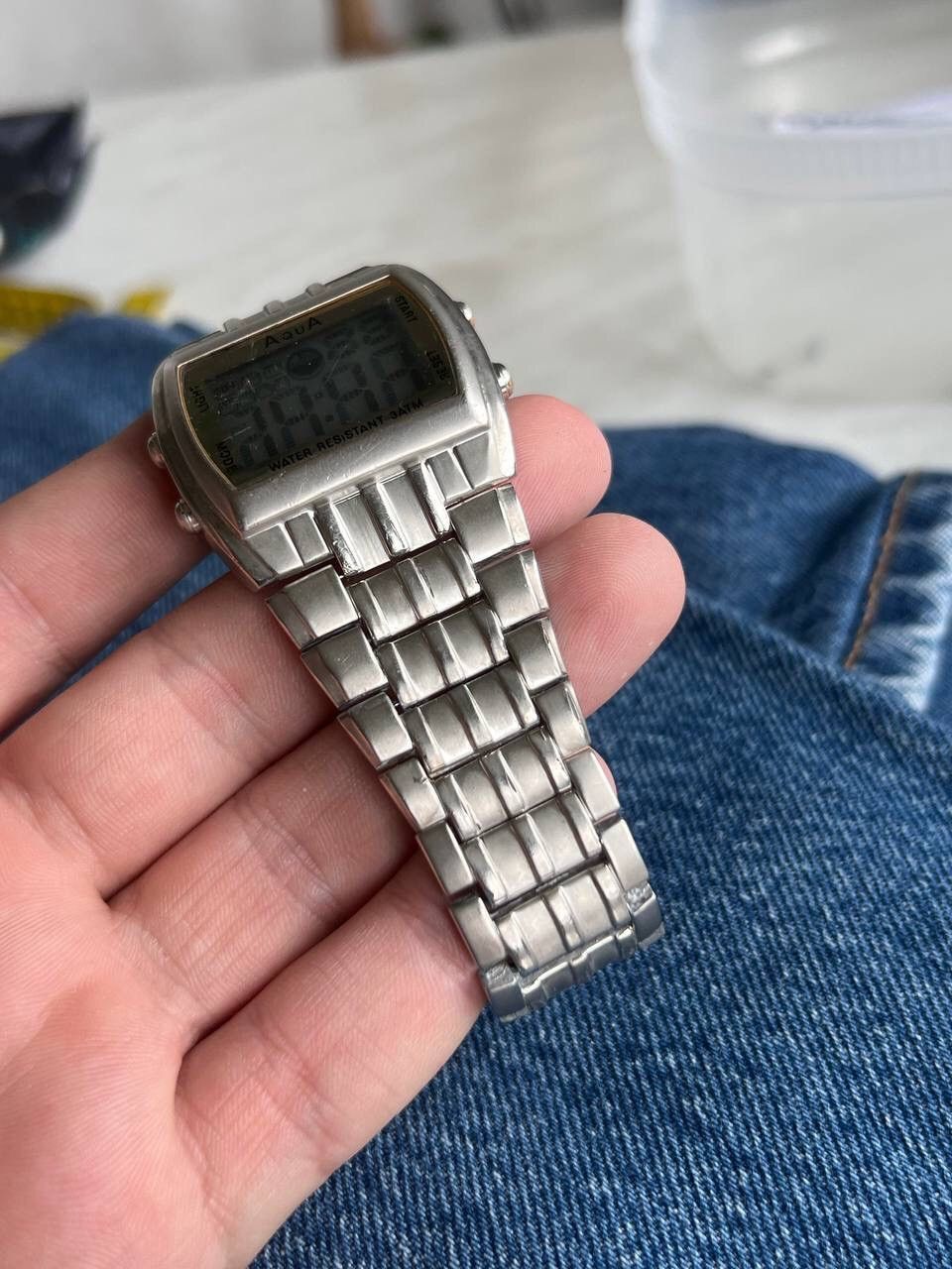 Japanese Brand × Vintage Futuristic Vintage Japanese Style Digital Watch Rectangle Size ONE SIZE - 5 Thumbnail