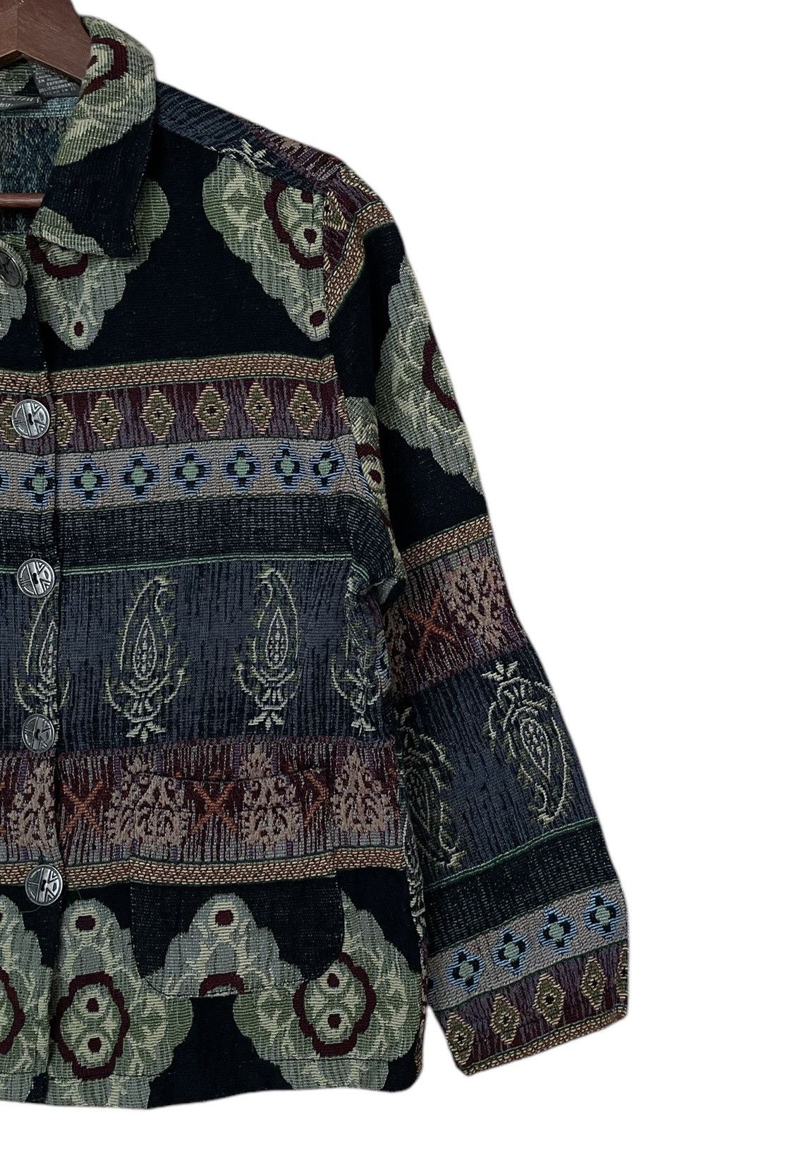 Japanese Brand × Vintage Vintage Japanese Brand Jane Ashley Navajo Fleece 2000s Size US M / EU 48-50 / 2 - 4 Thumbnail