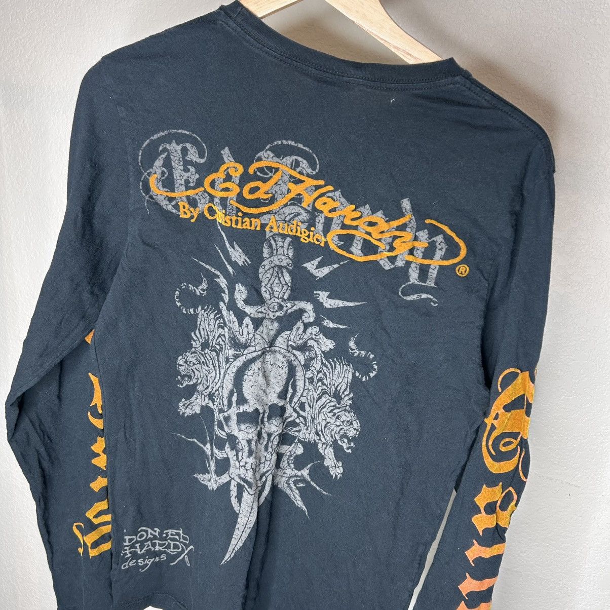 Ed Hardy Ed hardy tattoo black long sleeve tee shirt large Size US L / EU 52-54 / 3 - 6 Thumbnail