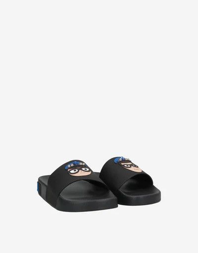Dolce & Gabbana o1y0925 Slippers in Black Size US 4 / IT 34 - 2 Thumbnail
