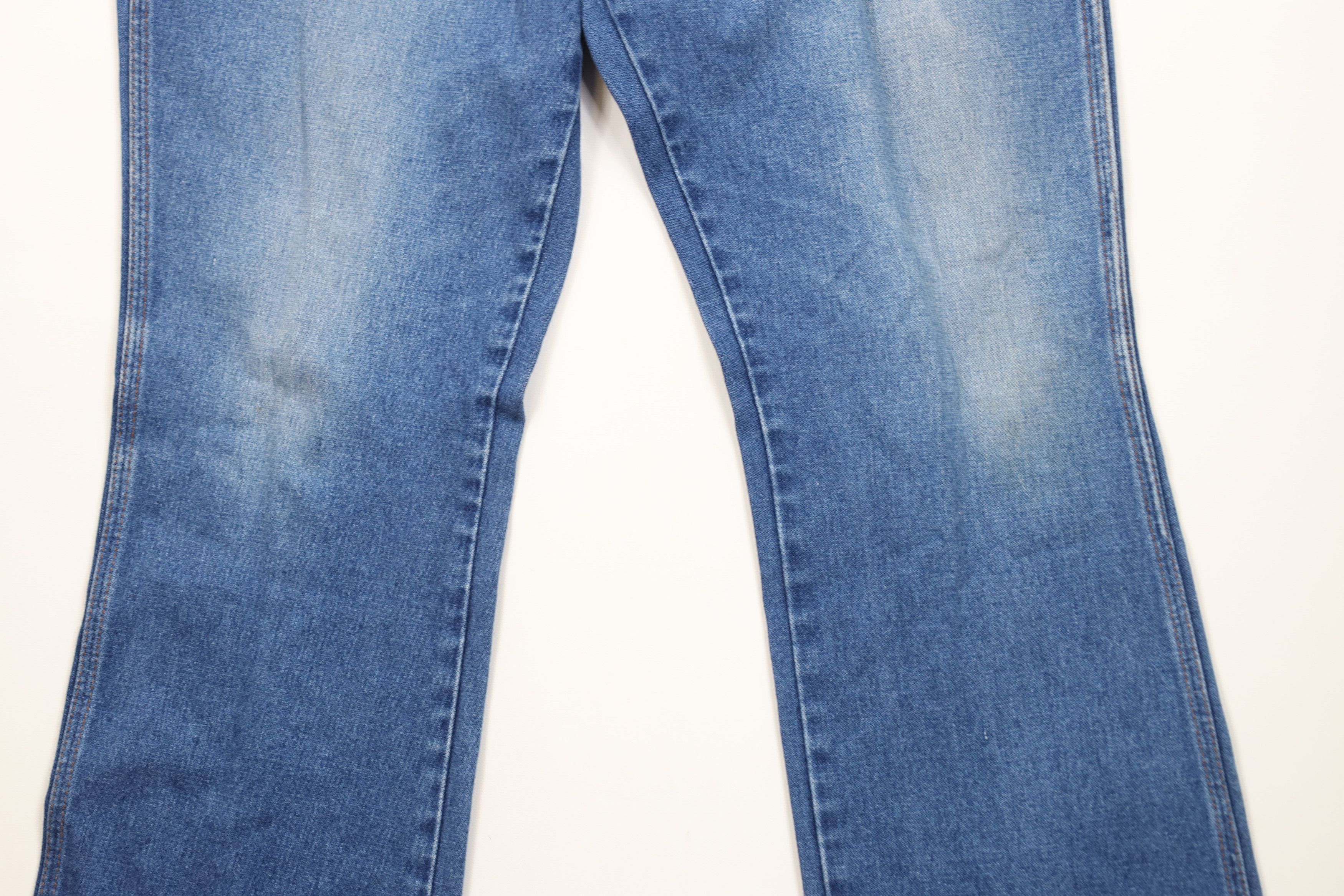 Wrangler Vintage 70s 80s Wrangler Wide Leg Denim Jeans Blue USA Size US 38 / EU 54 - 3 Thumbnail