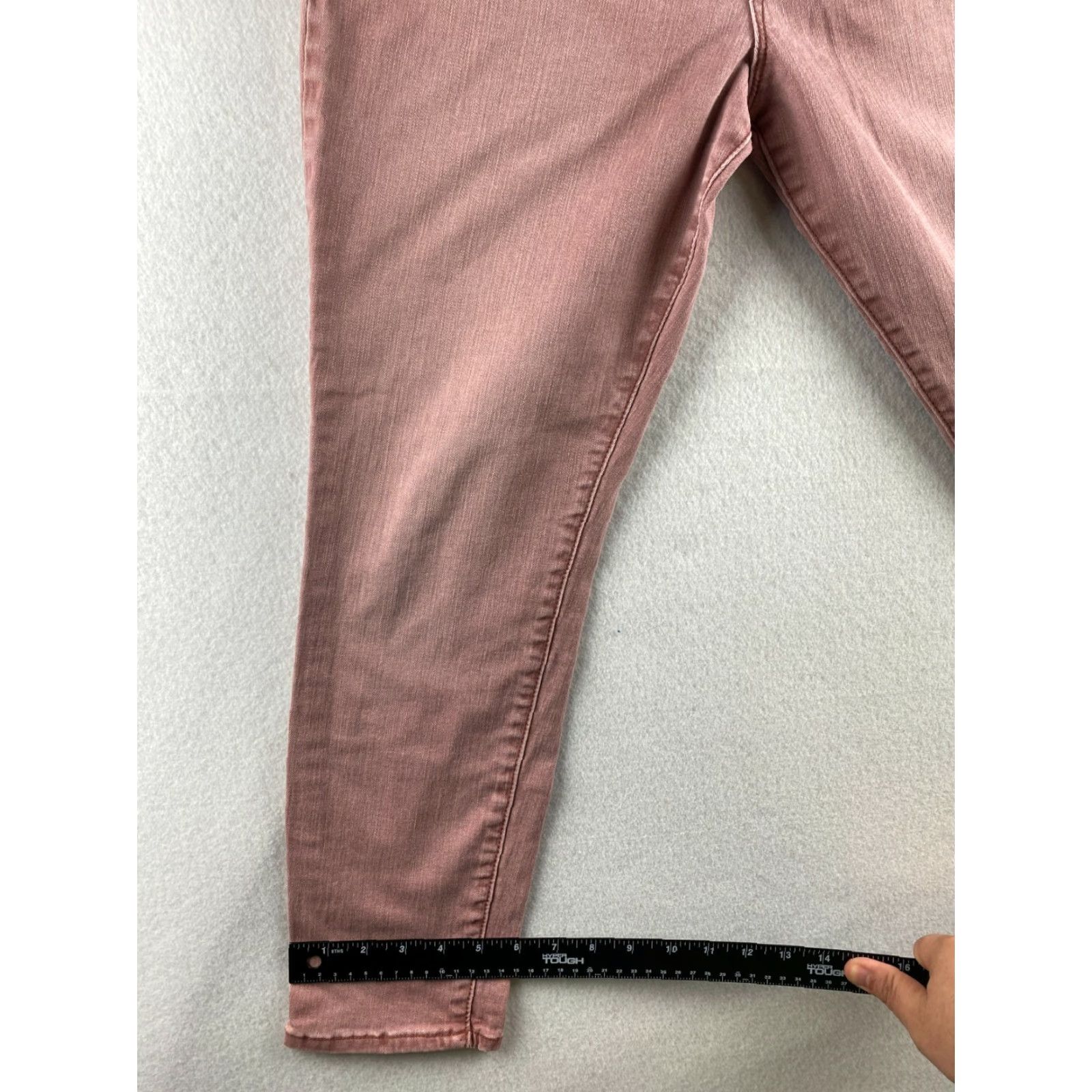 Vintage VINTAGE America Jeans Womens Missy Ankle Stretch Denim 5 Pocket Coral Red Jeans 10 / 30 Regular Size 32" / US 10 / IT 46 - 7 Thumbnail
