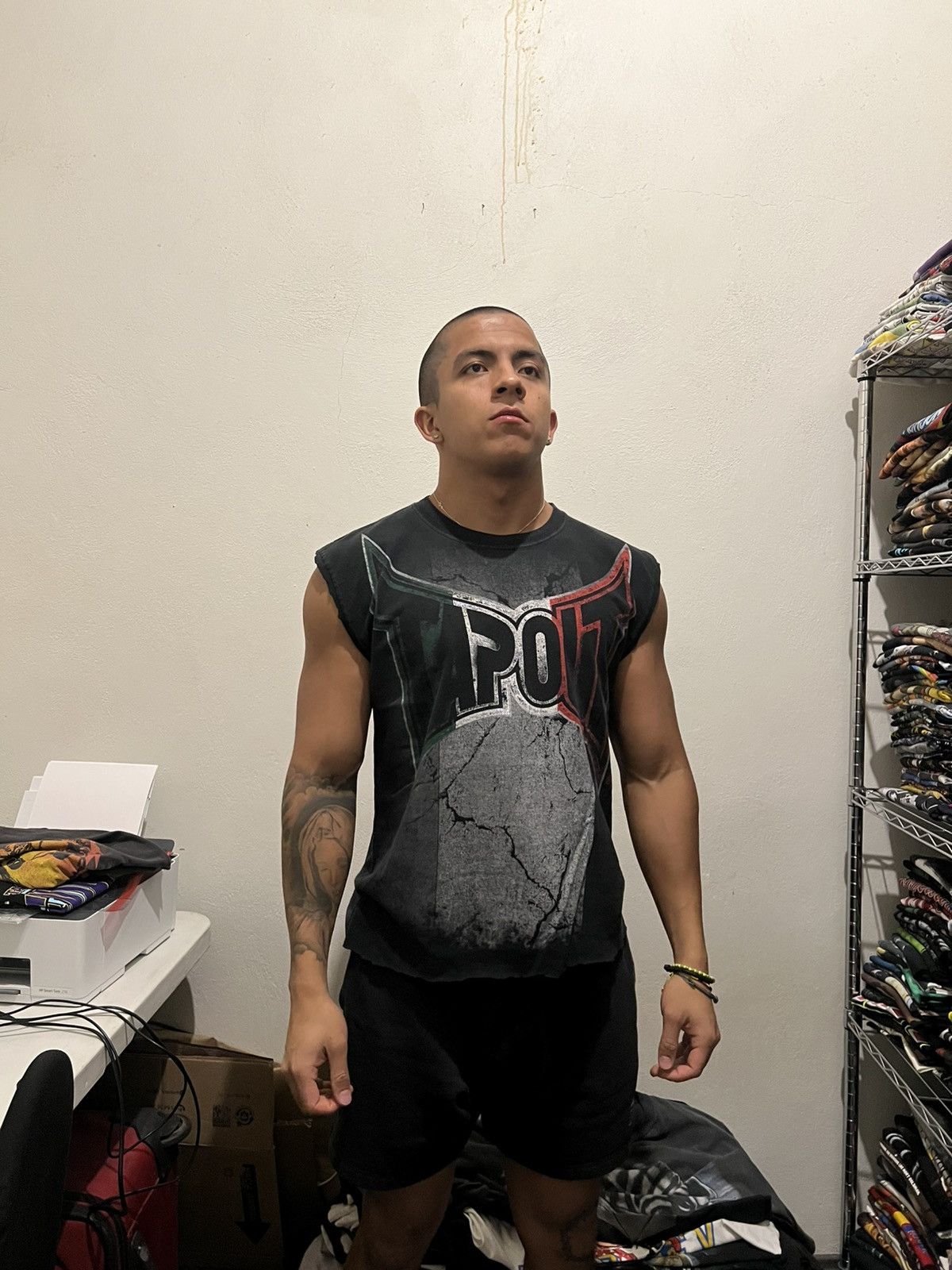 Tapout 2000s Tapout Mexico Art UFC Garcia Tee Y2k Size US L / EU 52-54 / 3 - 3 Thumbnail