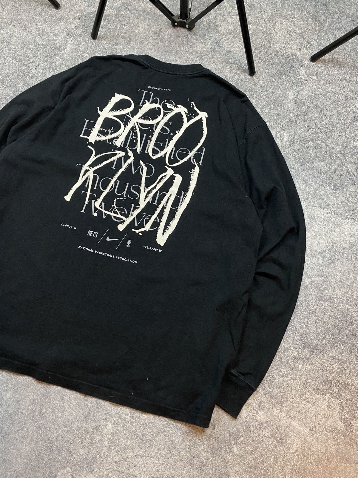 NBA × Nike Nike Brooklyn Nets NBA Basketball Sweatshirt Size US L / EU 52-54 / 3 - 4 Thumbnail