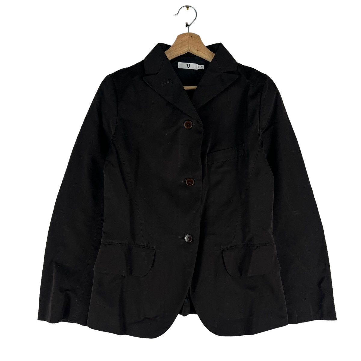 Jil Sander 🔥RICH BLACK - CHORE JACKET J+ JILL SANDER JAPAN MADE Size US L / EU 52-54 / 3 - 1 Thumbnail