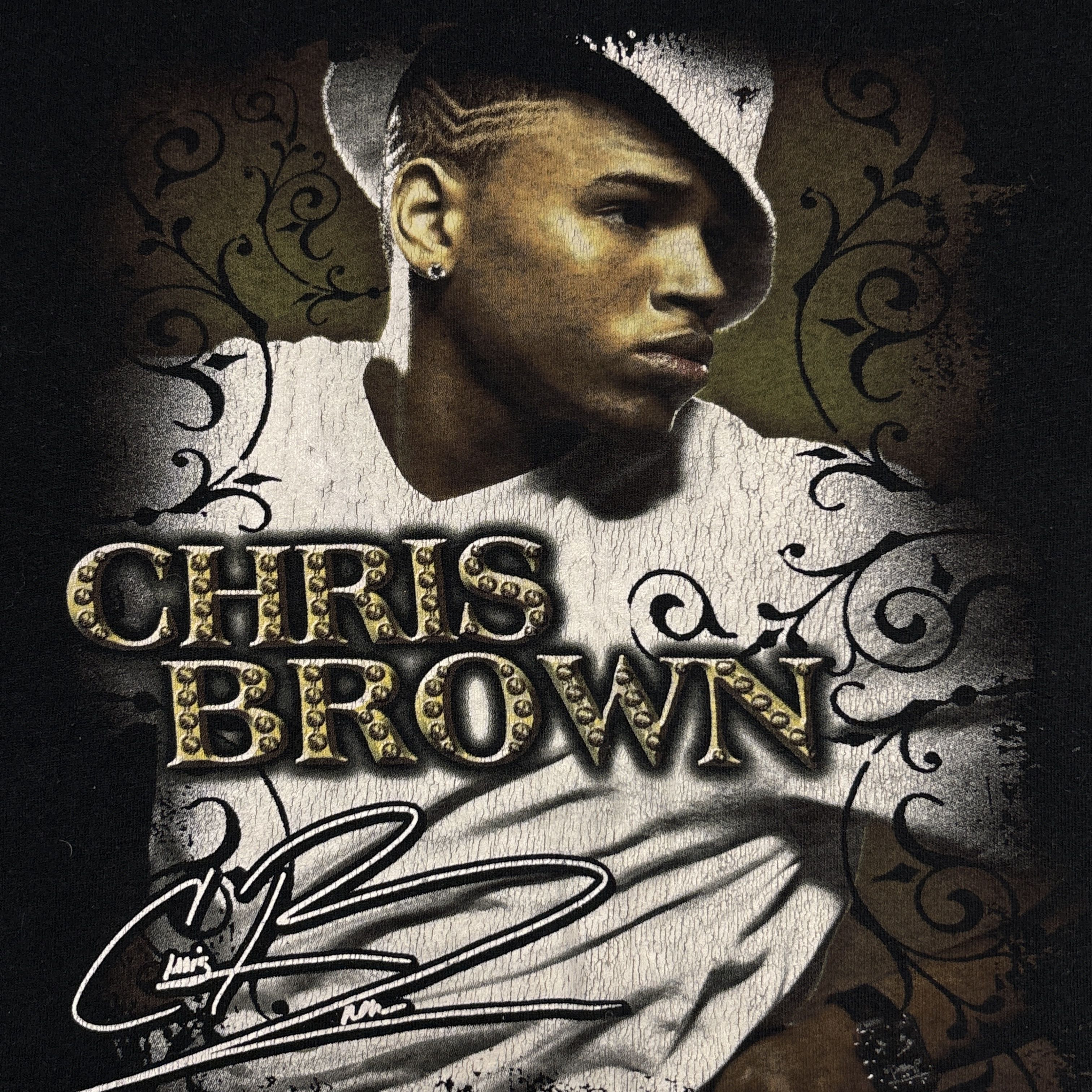 Band Tees Vintage Chris Brown Shirt Y2K Tour Hip Hop Band Tee Rap Tee Size US L / EU 52-54 / 3 - 4 Thumbnail
