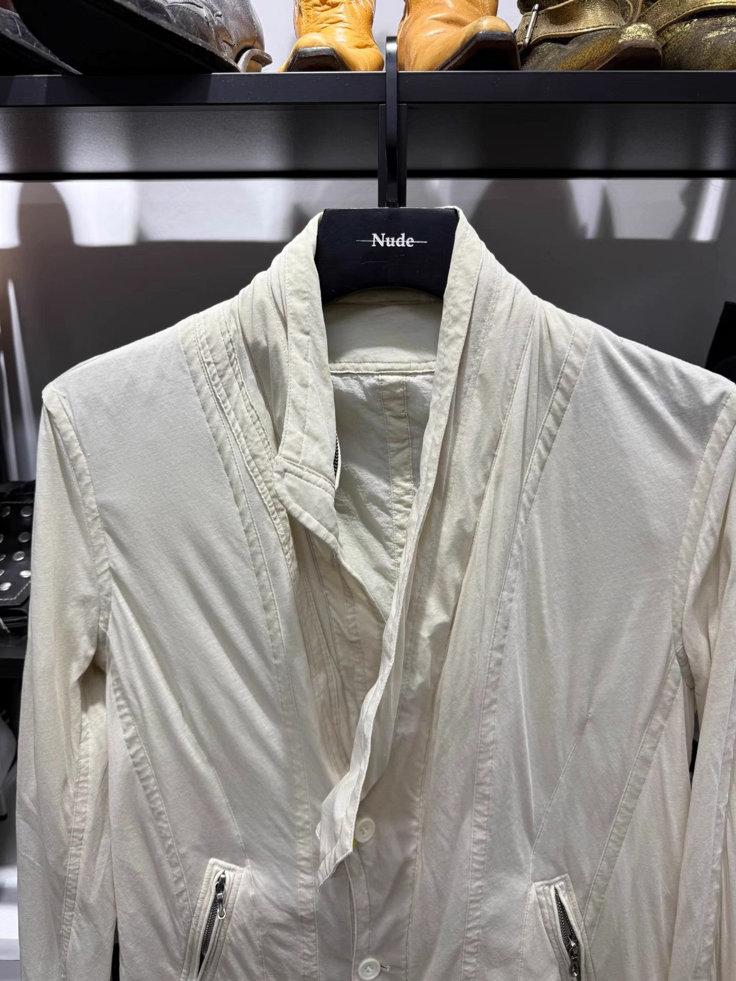 Julius Julius Sheer Double Layer Stand Collar Ruffle Jacket K20 Size US M / EU 48-50 / 2 - 3 Thumbnail