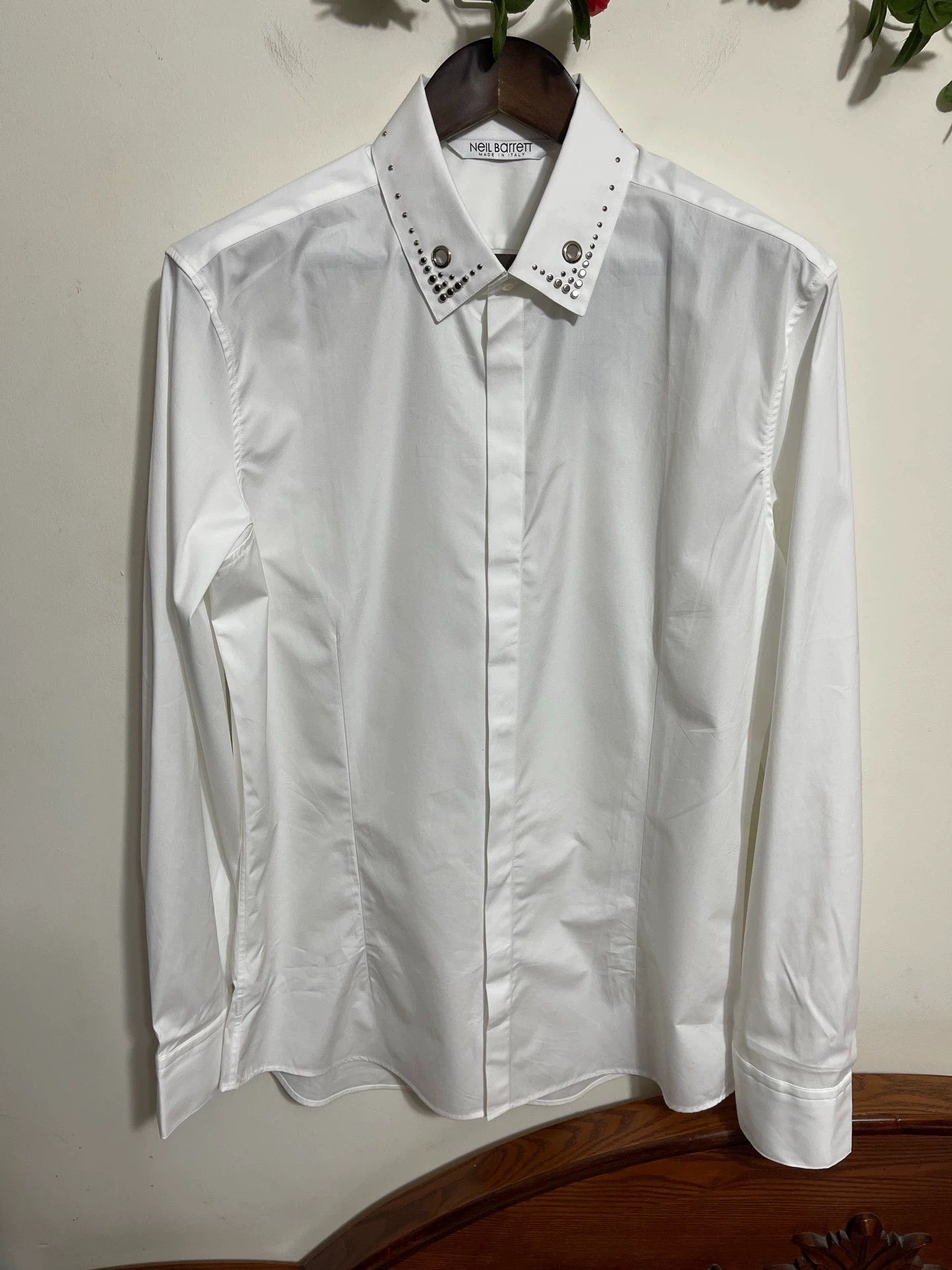 Neil Barrett Neil Barrett 42 Slim Fit Long Sleeve Shirt Size US L / EU 52-54 / 3 - 1 Thumbnail