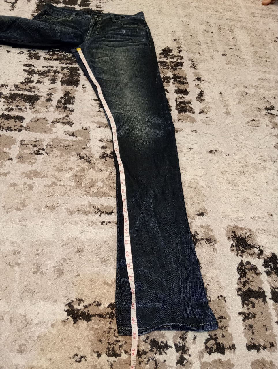 If Six Was Nine Vintage Schlussel Japan Distressed Look Jeans Size US 31 - 12 Thumbnail