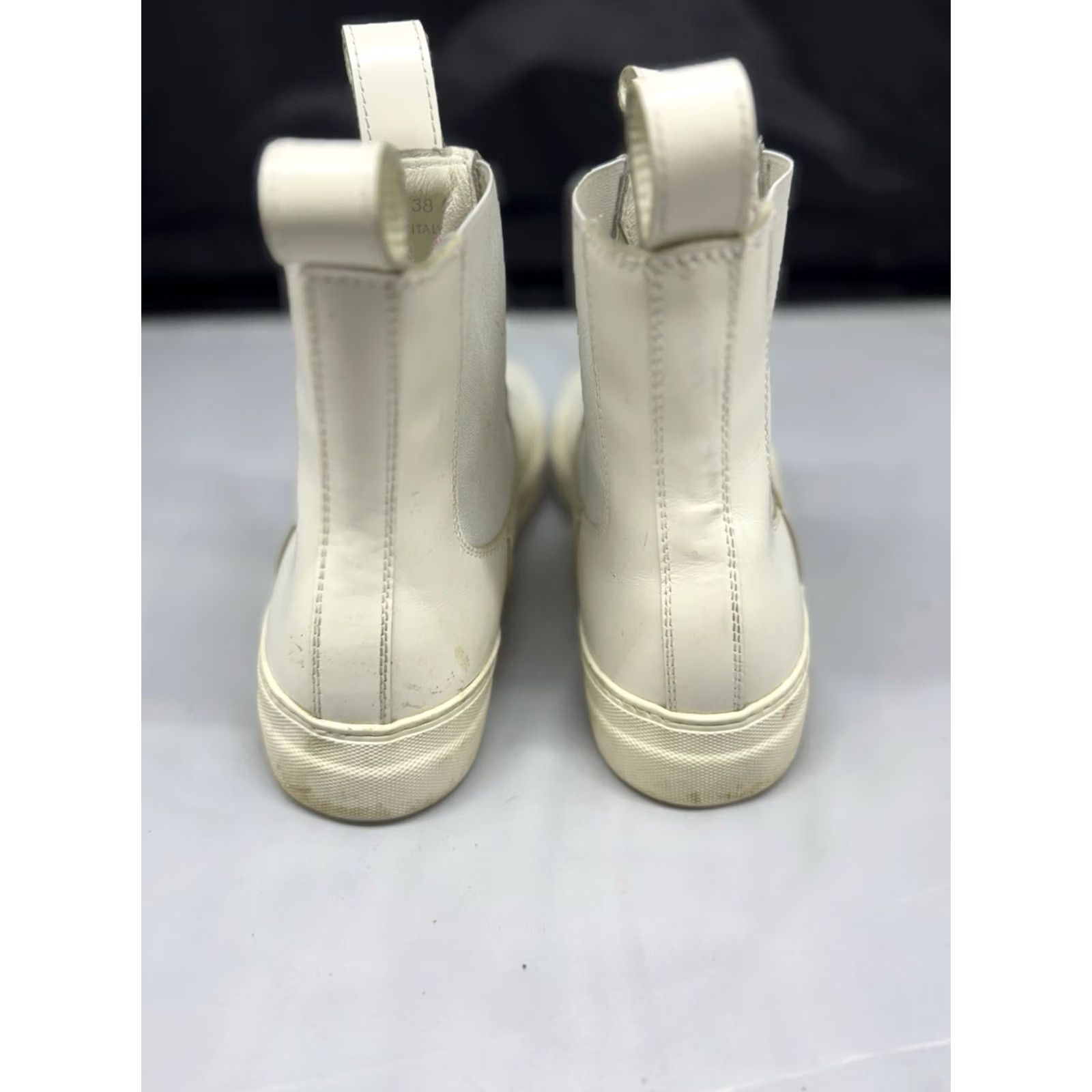 SOFIE D'HOORE Sofie D'Hoore Chelsea Boots White Nappa Leather Size 7.5 US 38.5 EU Womens Chelsea Boots Size US 8 / IT 38 - 3 Thumbnail