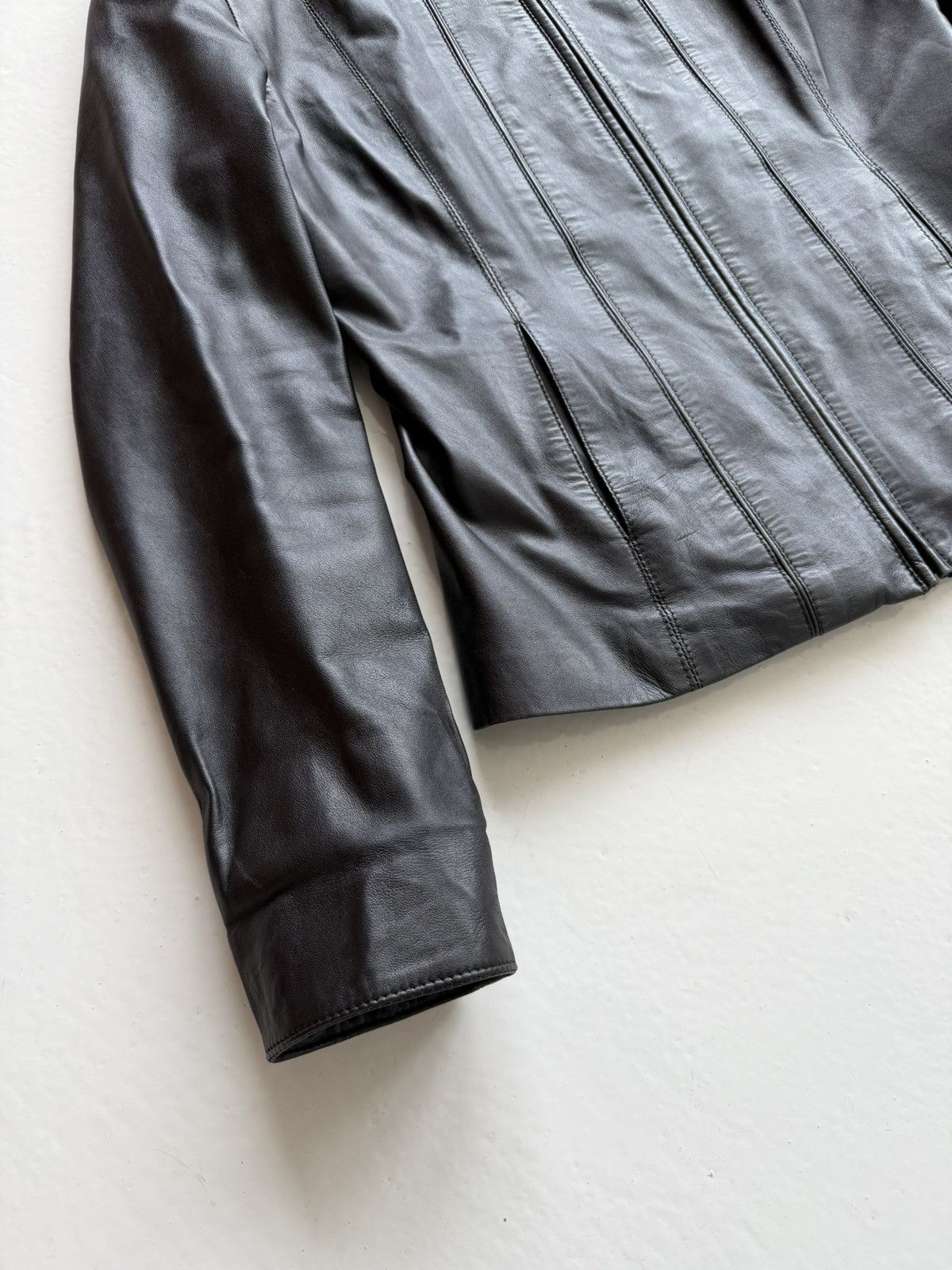 Vintage Archive y2k leather biker jacket Size M / US 6-8 / IT 42-44 - 4 Thumbnail