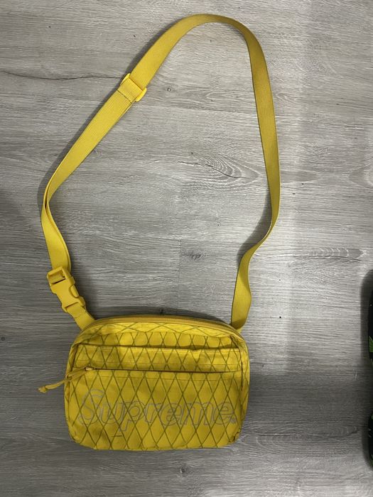 Supreme yellow hot sale shoulder bag