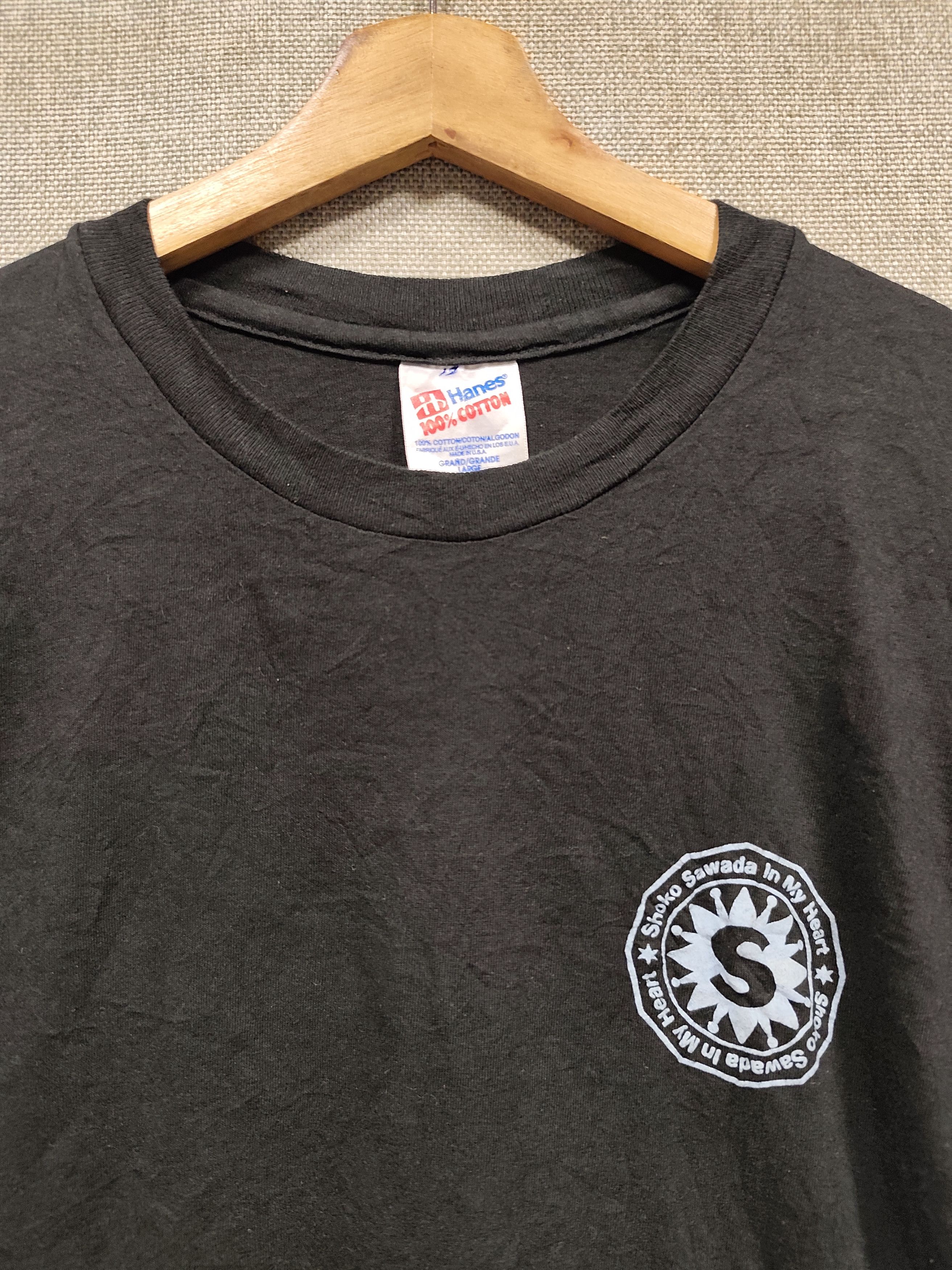 Band Tees × Vintage vintage japanese singer Shoko Sawada tour 1995 staff tee Size US L / EU 52-54 / 3 - 4 Thumbnail
