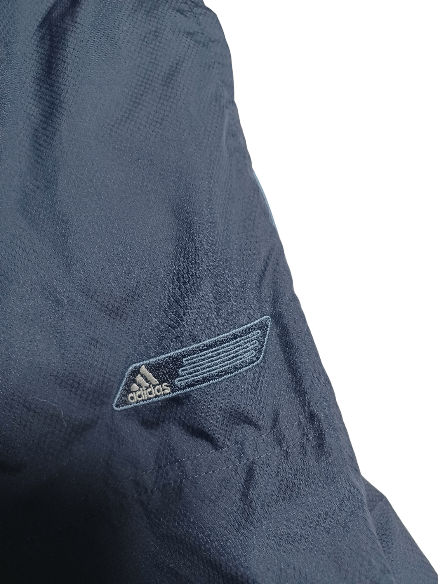 Adidas 2004 VINTAGE FULL ZIP ADIDAS NYLON DRILL TRACK PANTS Size US 32 / EU 48 - 3 Thumbnail